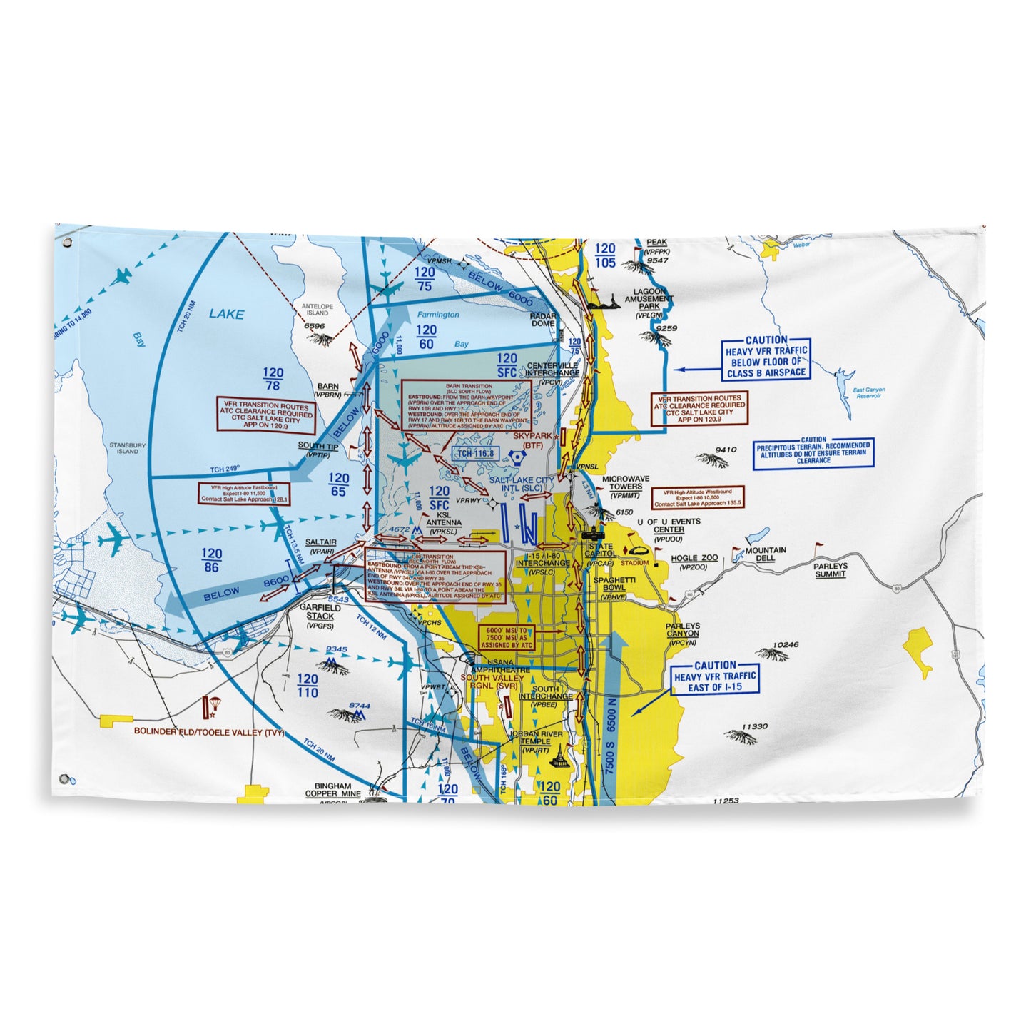 Salt Lake City Flyway Chart flag