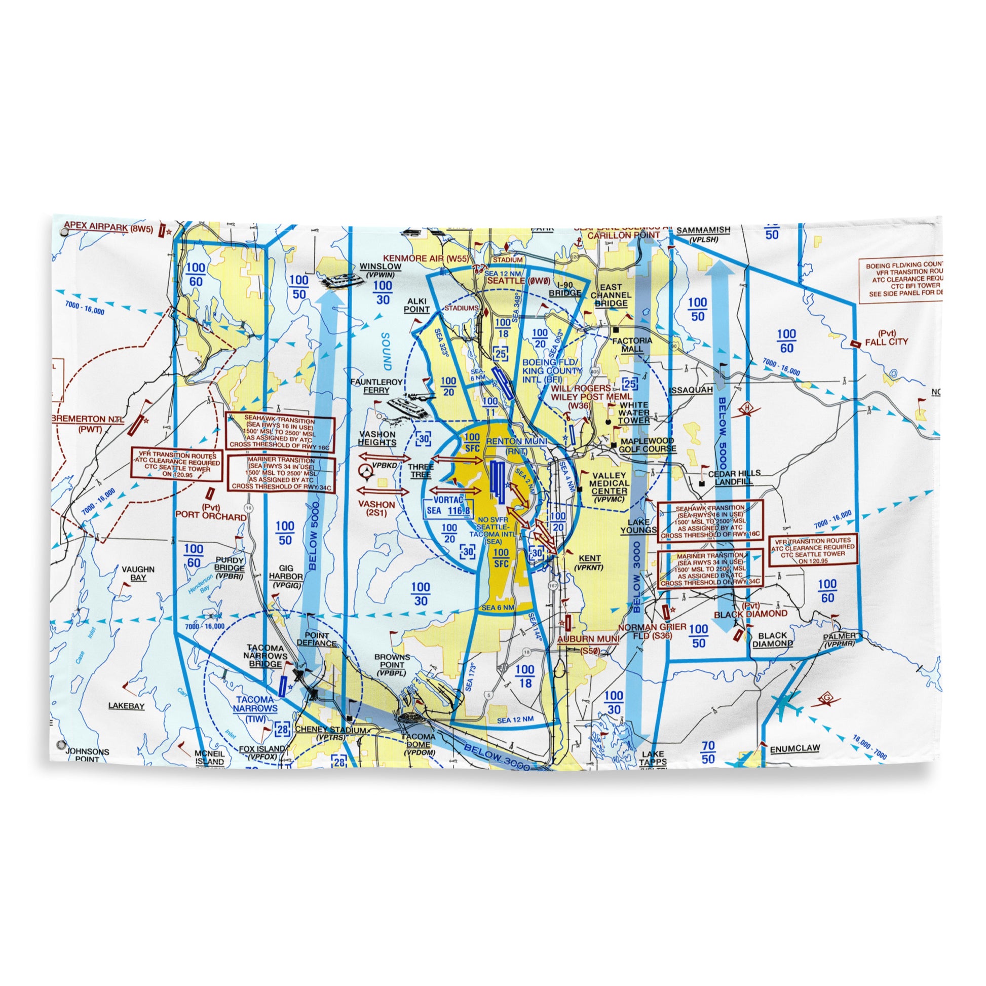 Seattle Flyway Chart flag