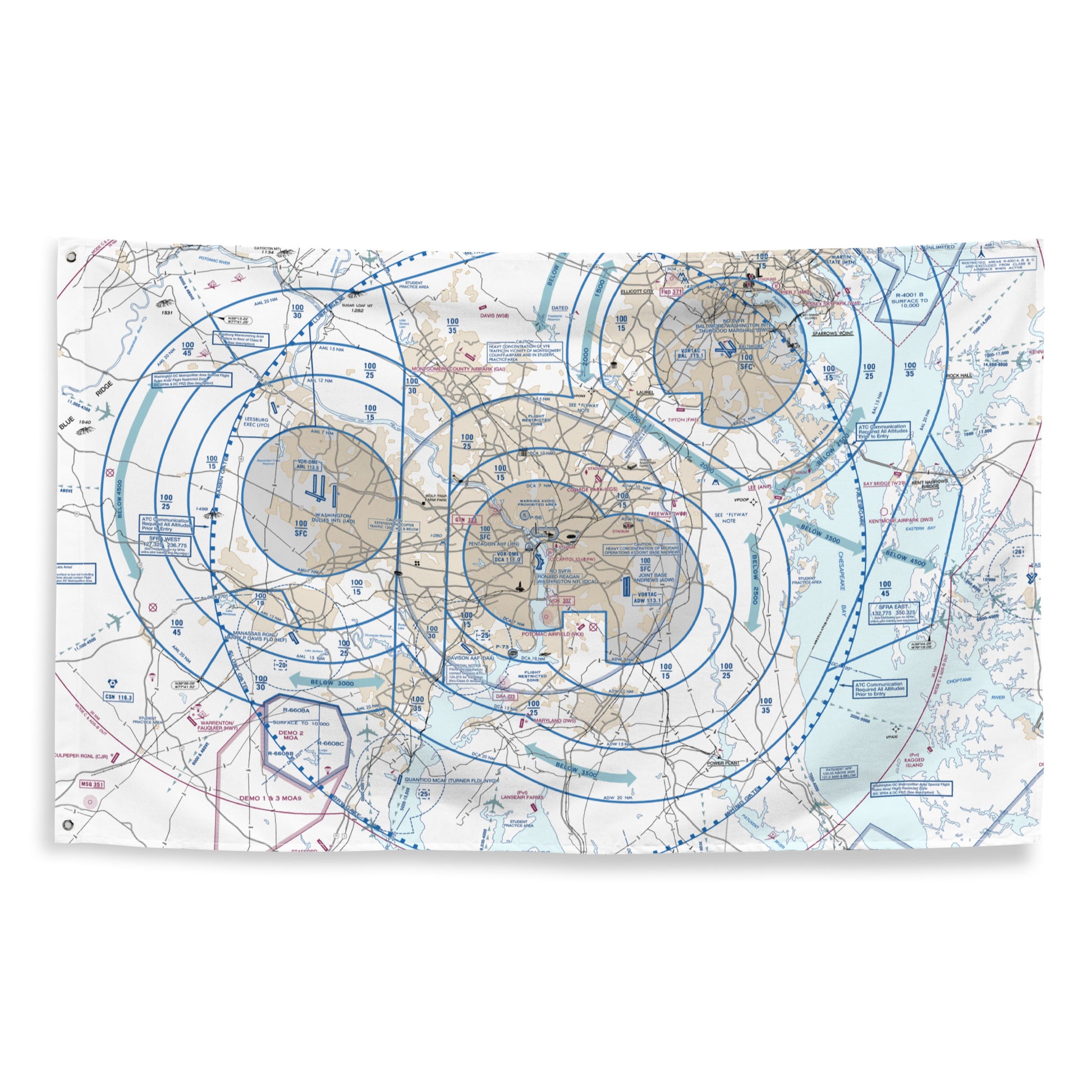 Baltimore-Washington Flyway Chart flag