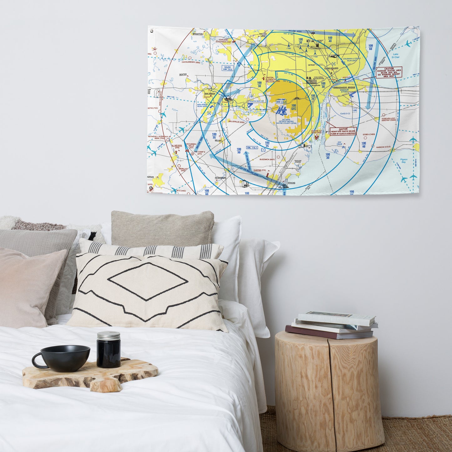Detroit Flyway Chart flag