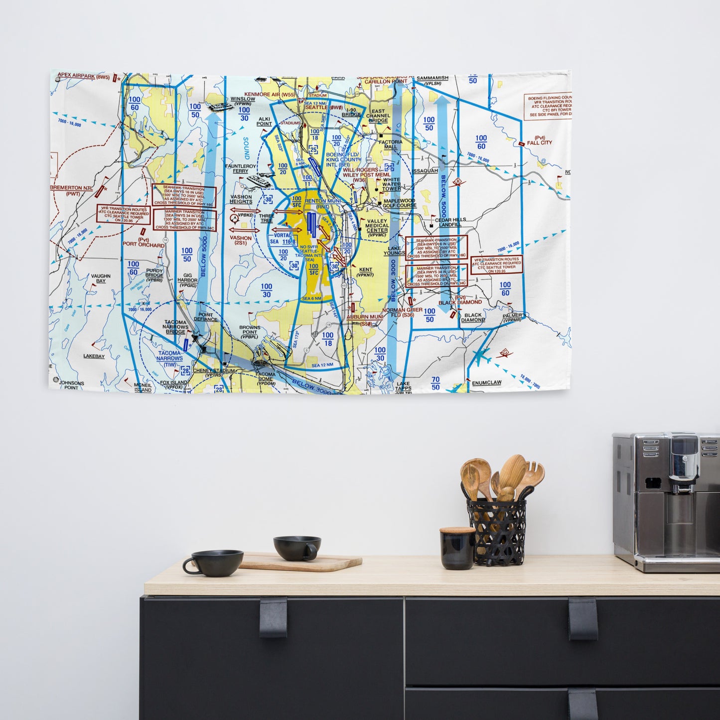 Seattle Flyway Chart flag