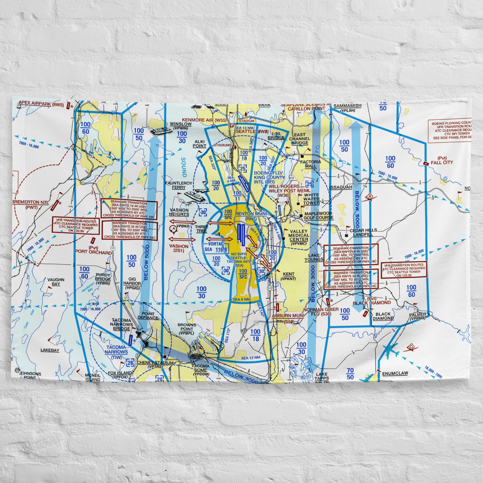 Seattle Flyway Chart flag