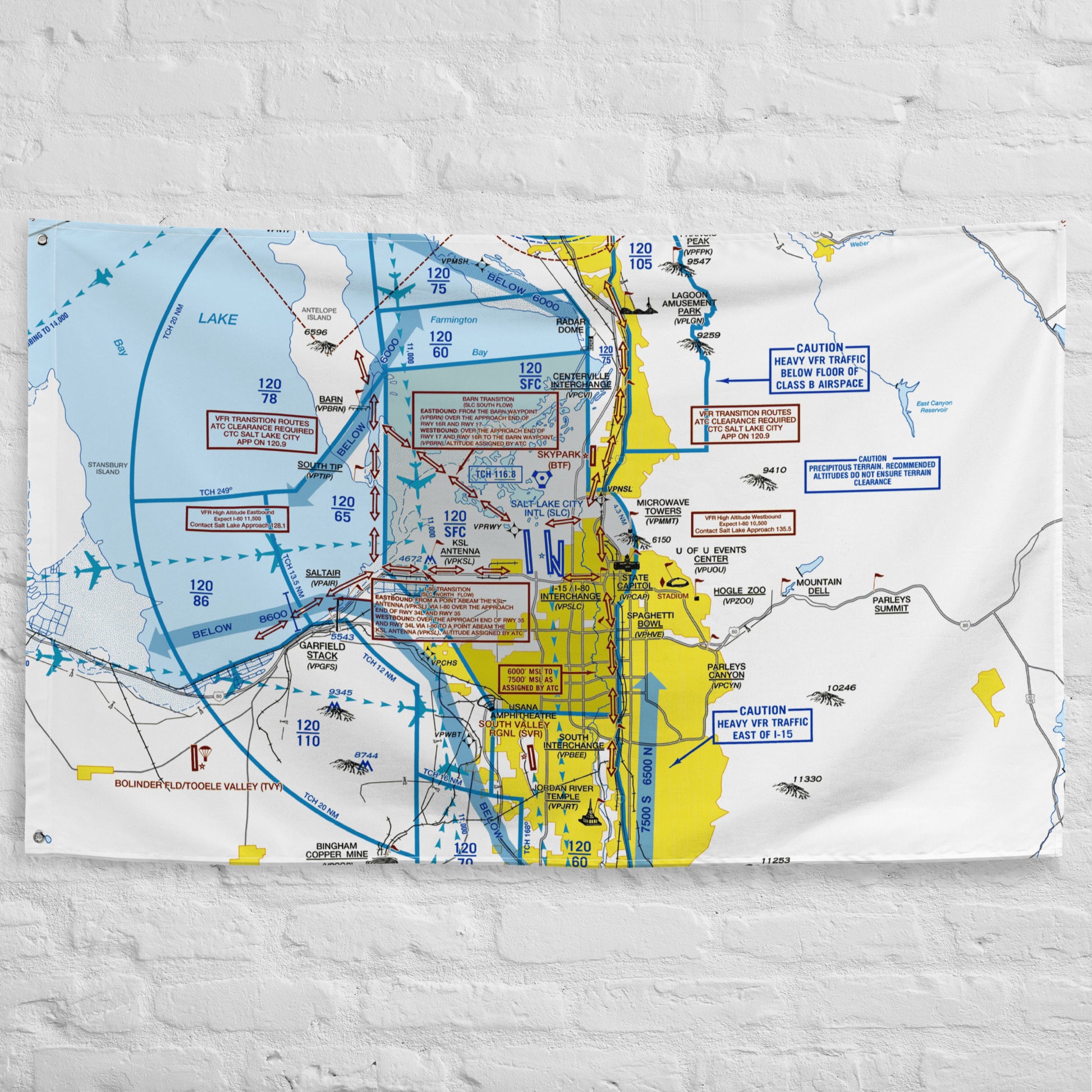Salt Lake City Flyway Chart flag