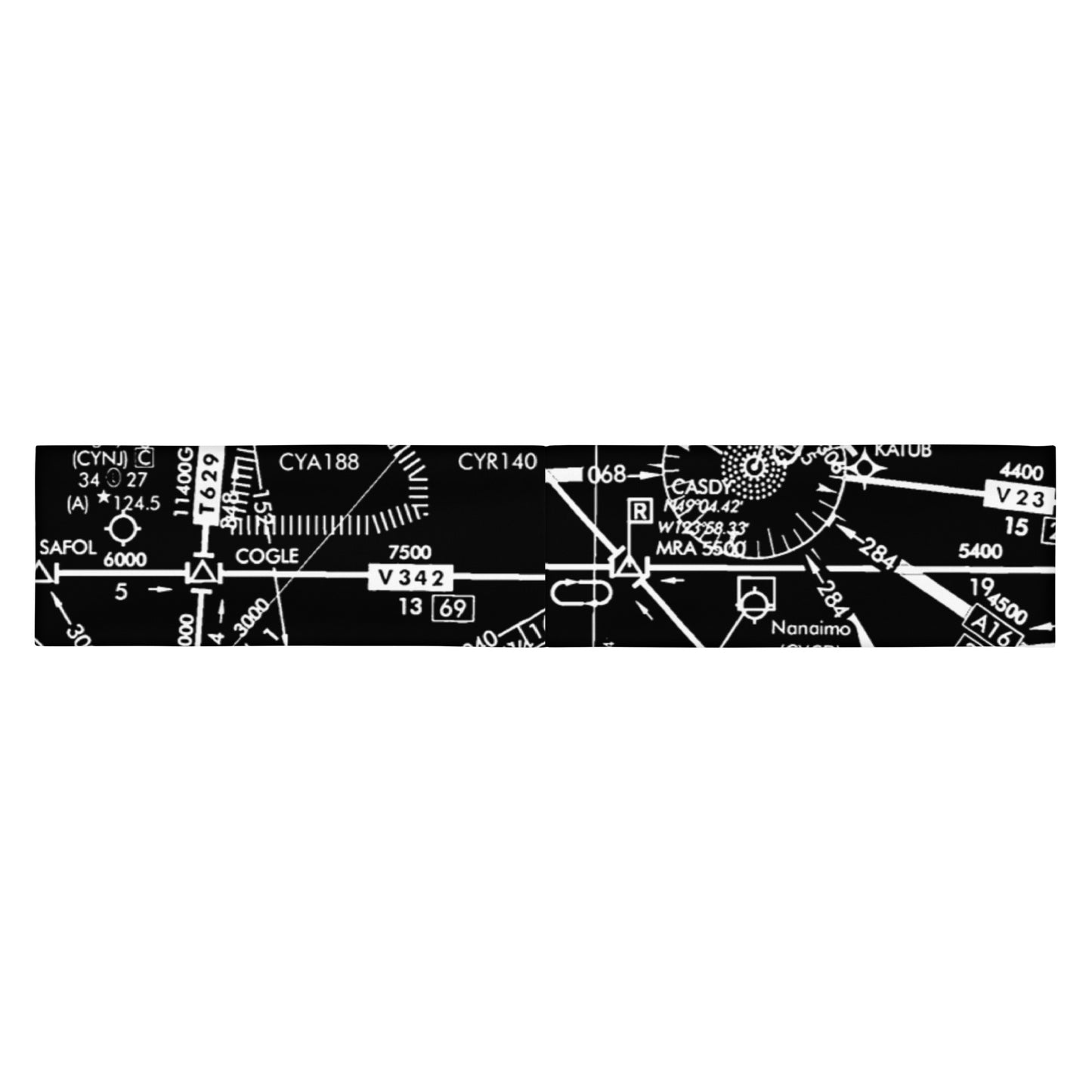 Enroute Low Altitude Chart headband (ELUS1/black)