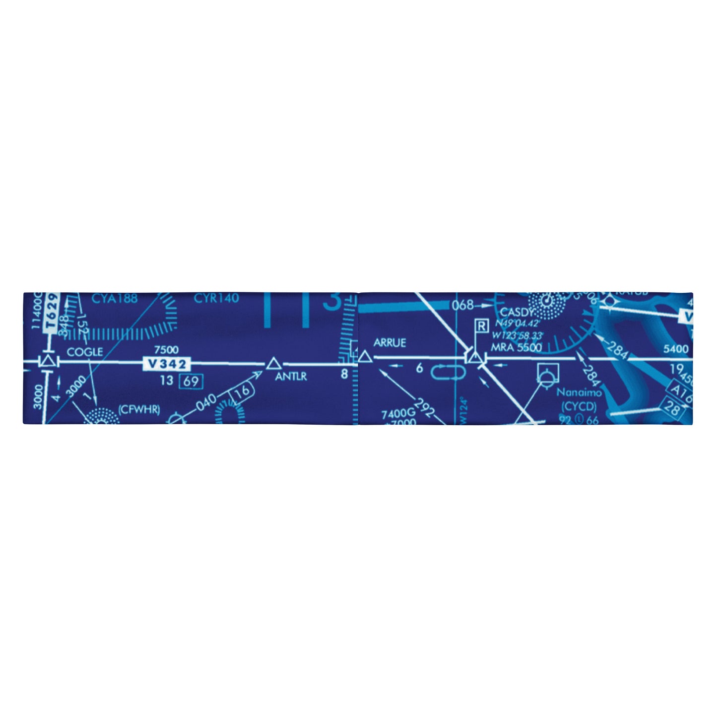 Enroute Low Altitude Chart headband (ELUS1/blue)