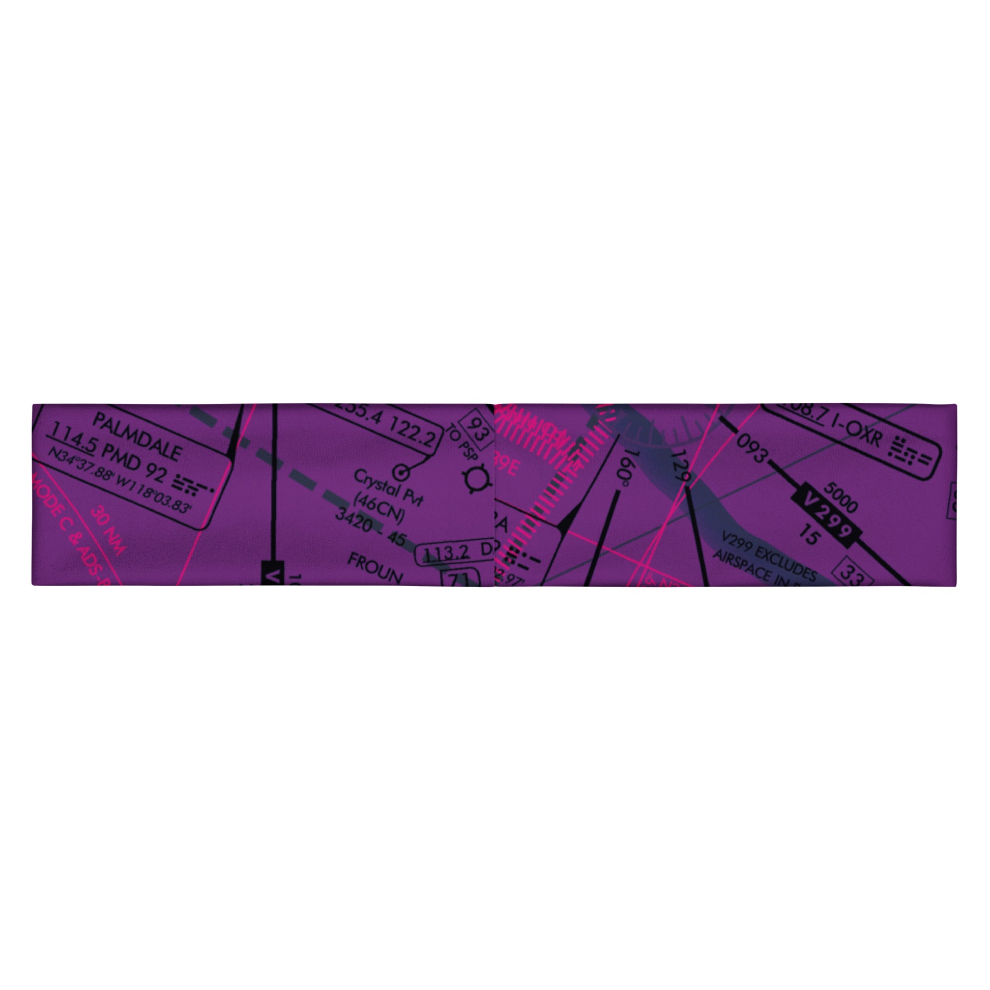Enroute Low Altitude Chart headband (ELUS3/purple)