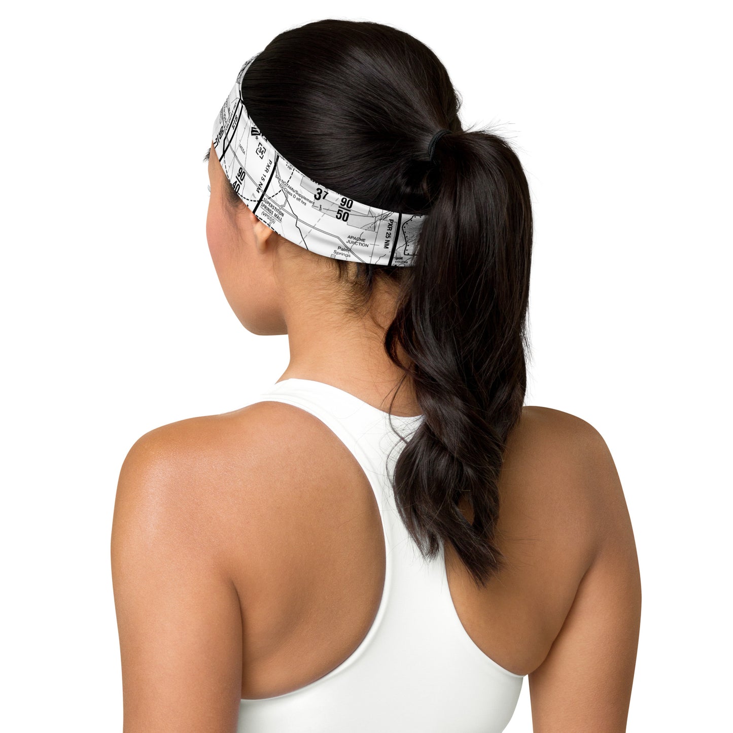 Phoenix TAC Chart headband (b&w)