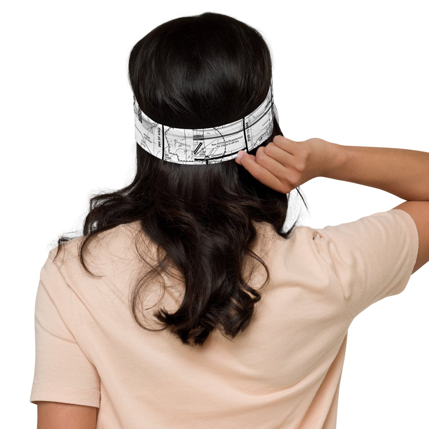 Phoenix TAC Chart headband (b&w)