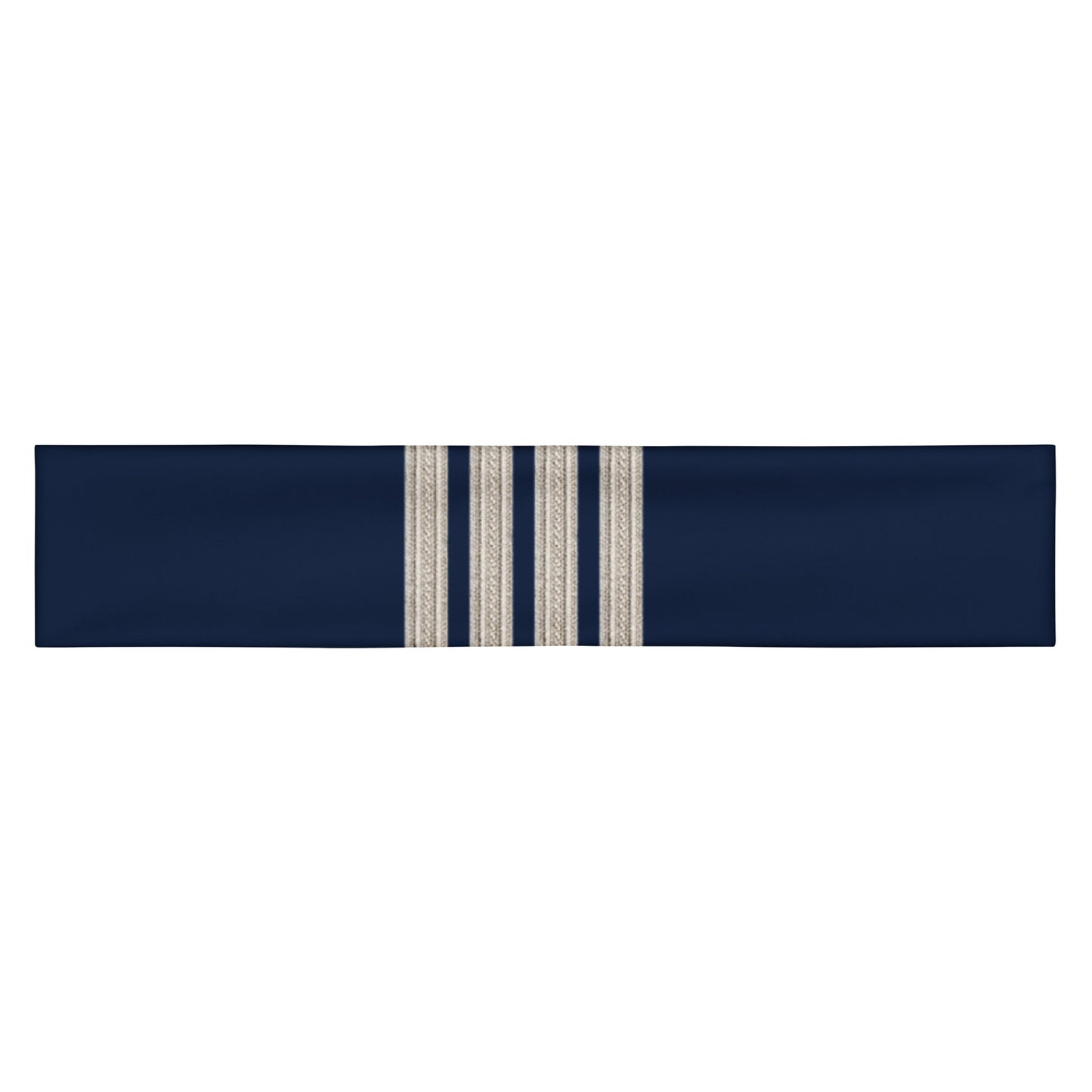 Silver Captain Epaulette headband (navy)