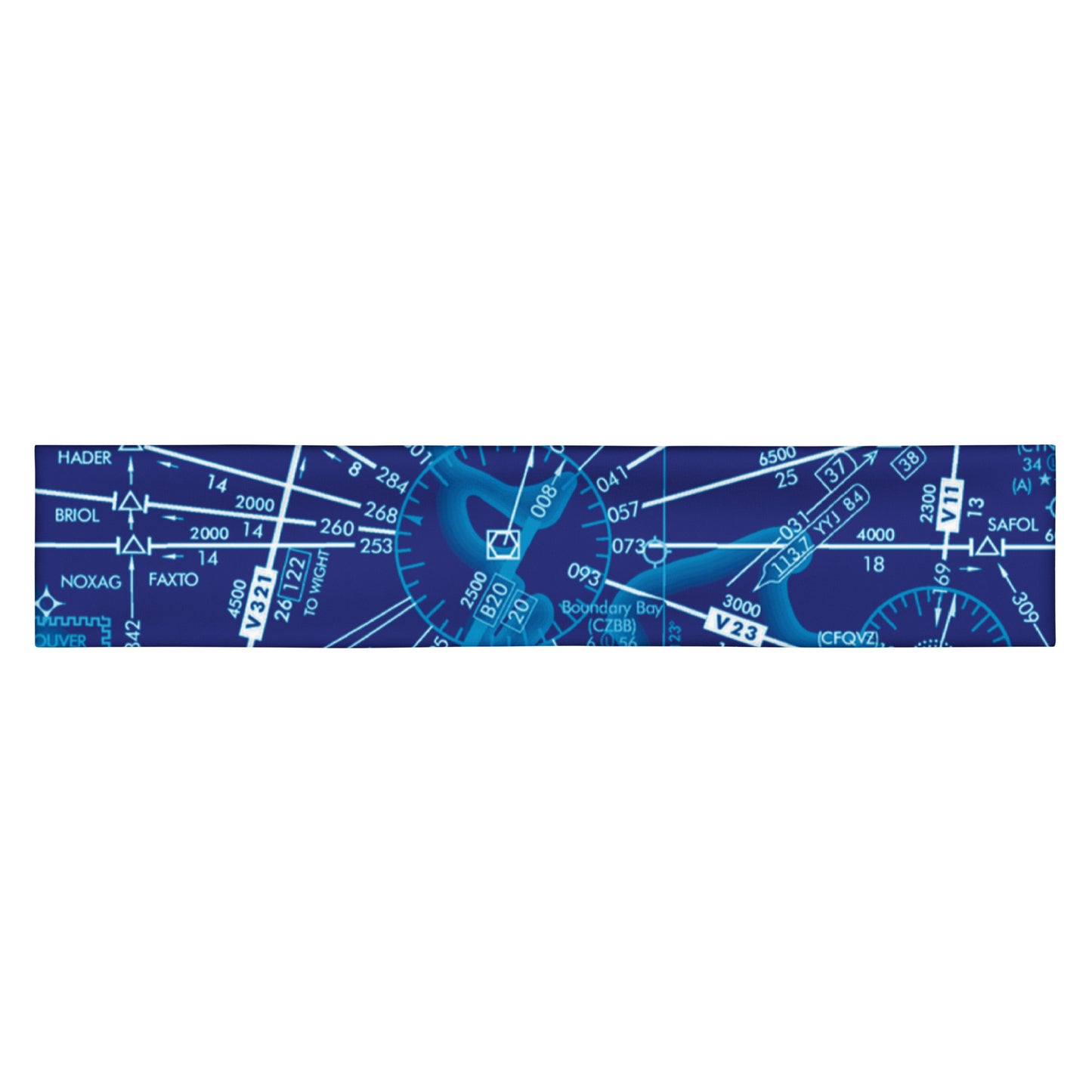 Enroute Low Altitude Chart headband (ELUS1/blue)