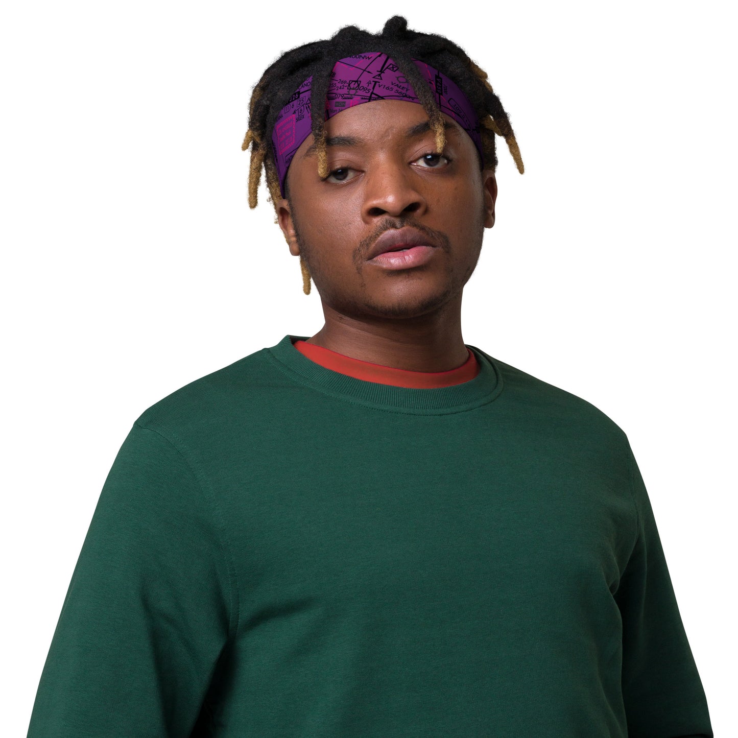 Enroute Low Altitude Chart headband (ELUS3/purple)