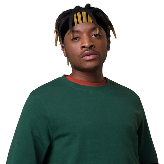 Gold Captain Epaulettes Headband (black)