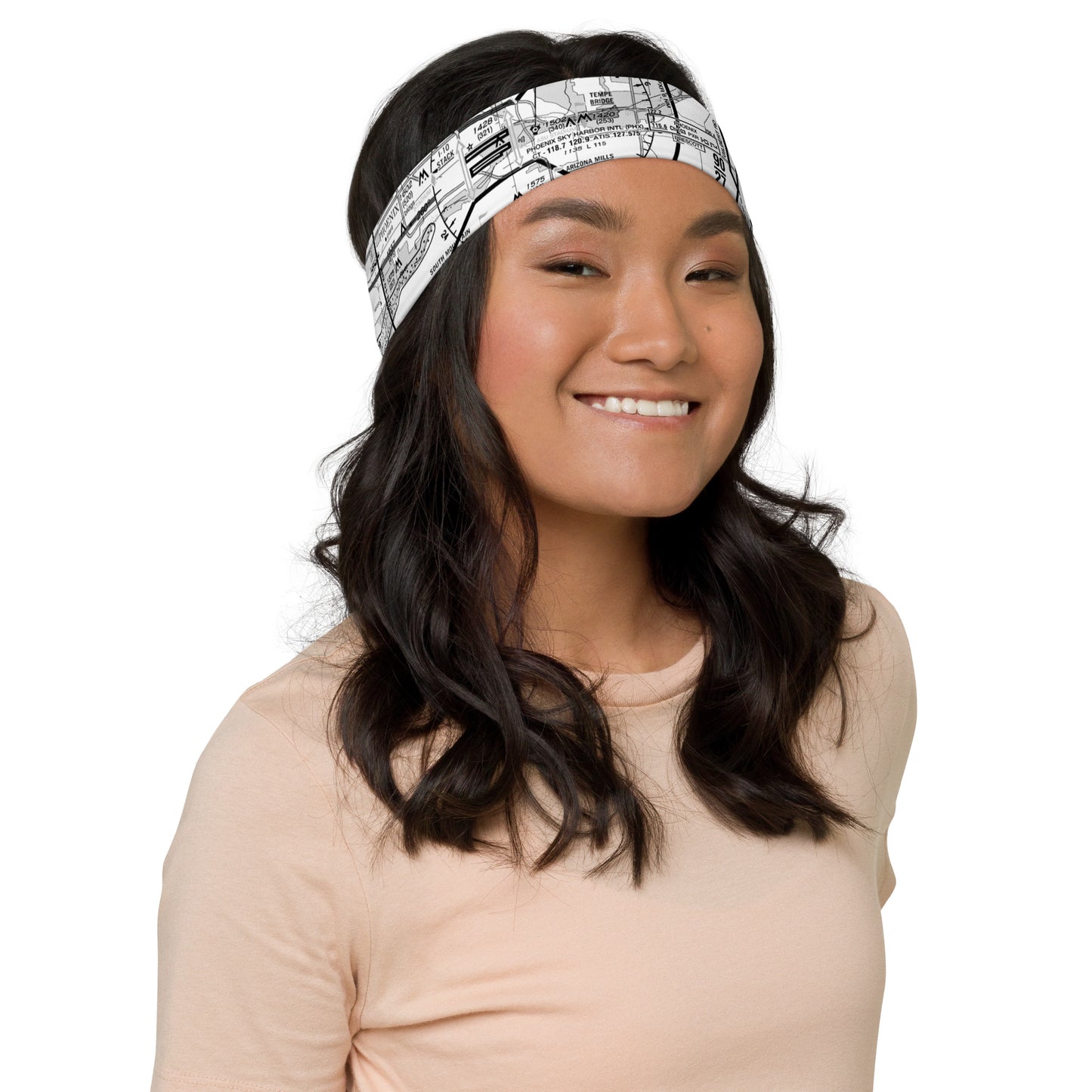 Phoenix TAC Chart headband (b&w)