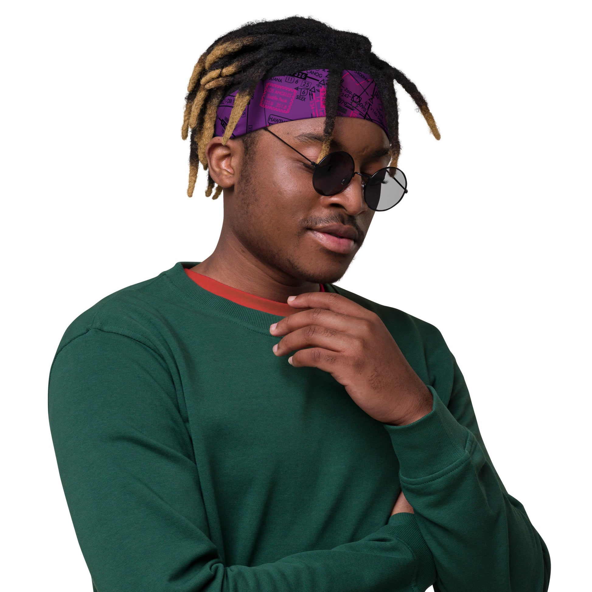 Enroute Low Altitude Chart headband (ELUS3/purple)