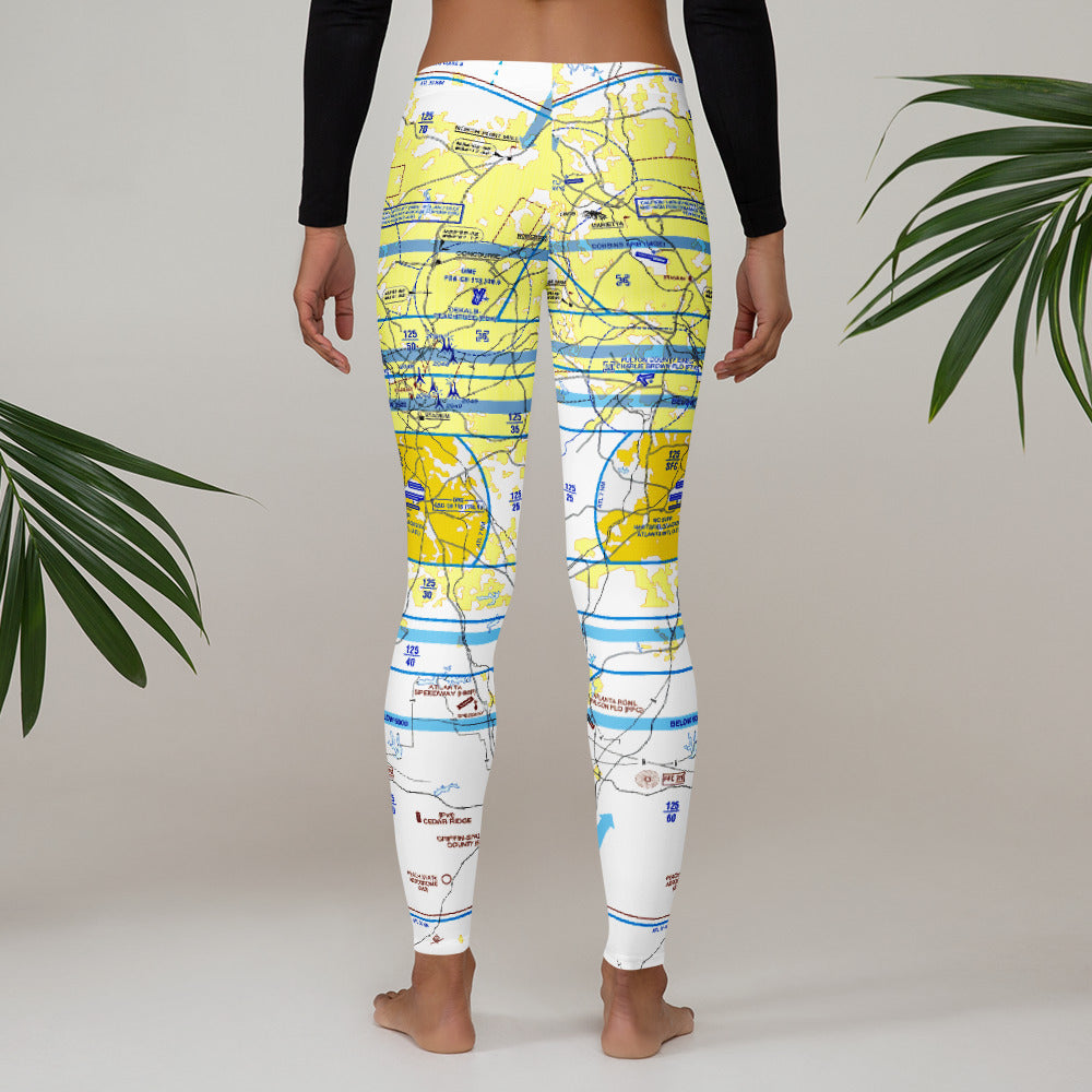 Atlanta Flyway Chart leggings