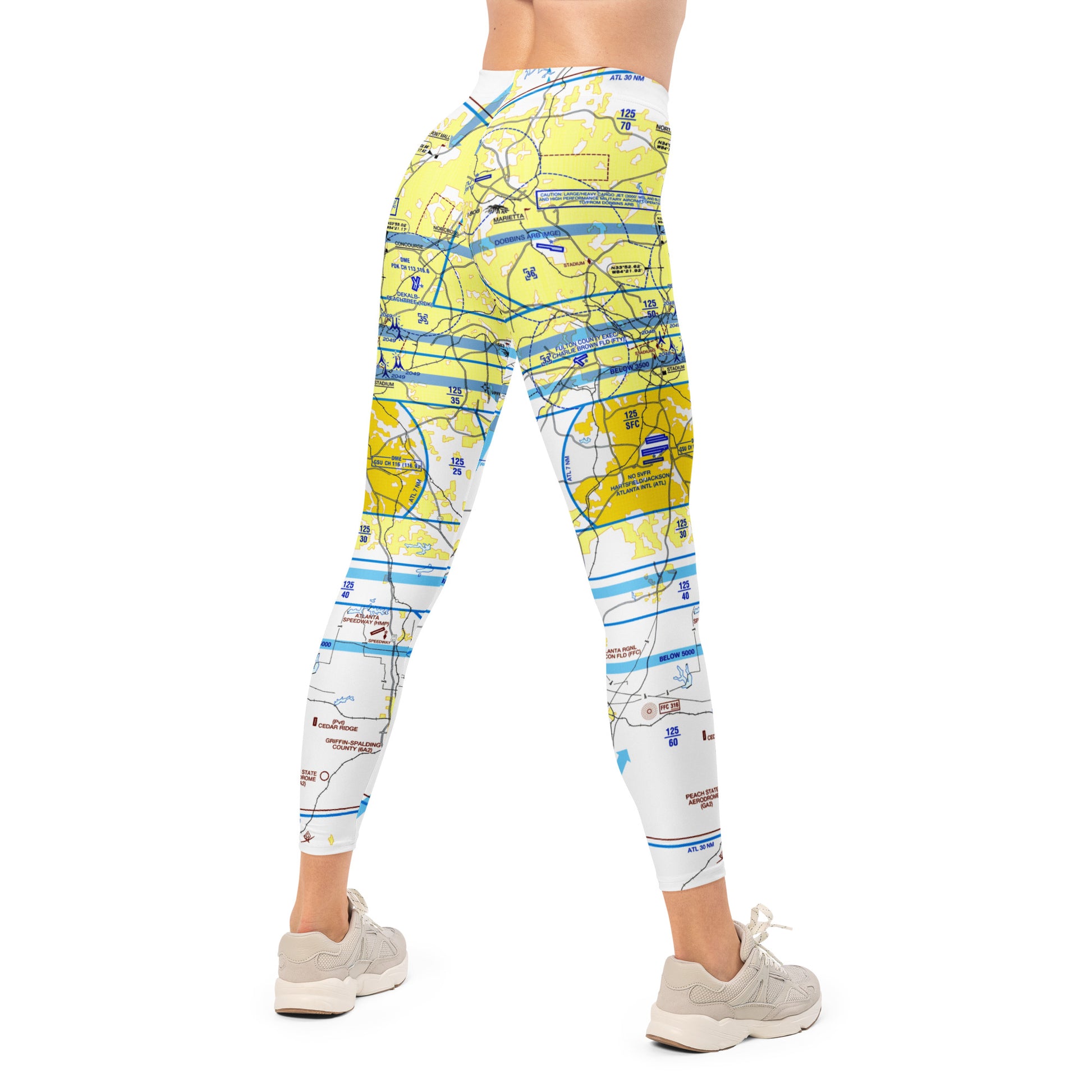 Atlanta Flyway Chart leggings