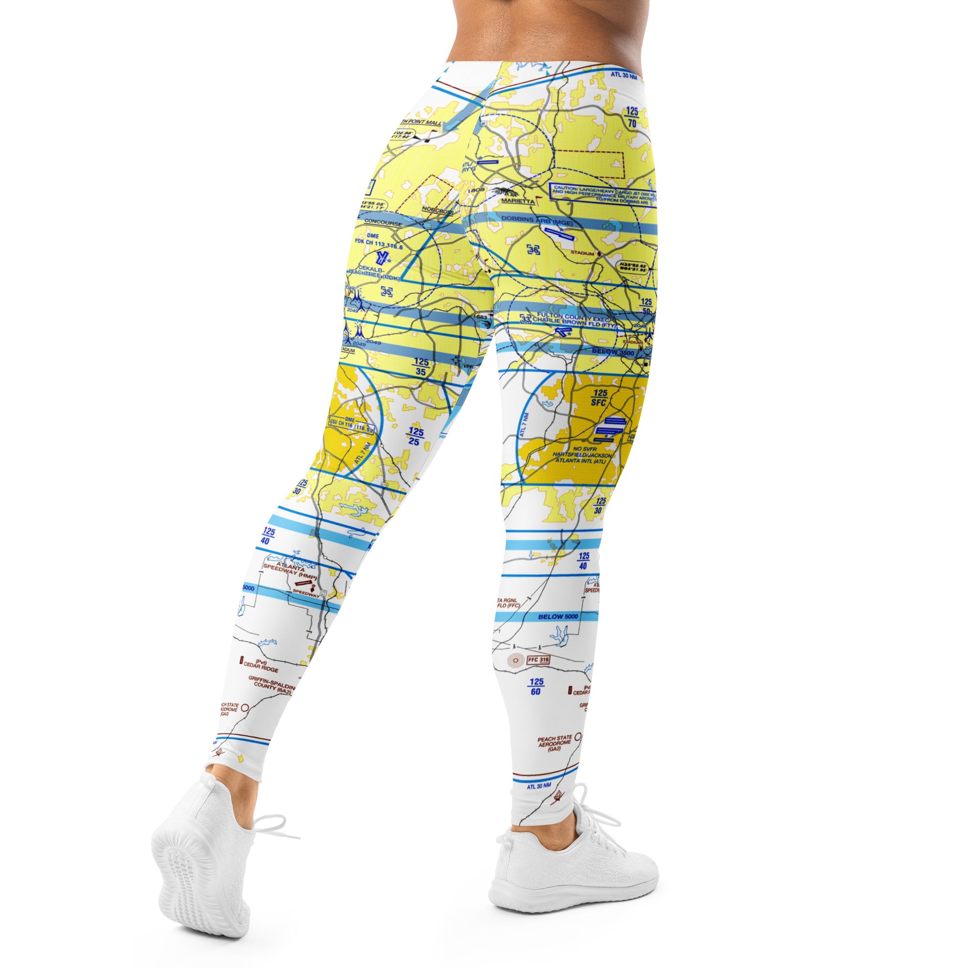 Atlanta Flyway Chart leggings