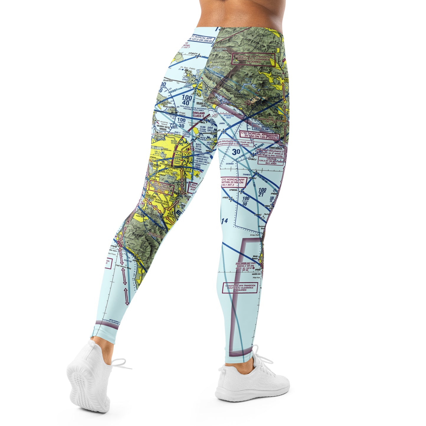 San Francisco TAC Chart leggings