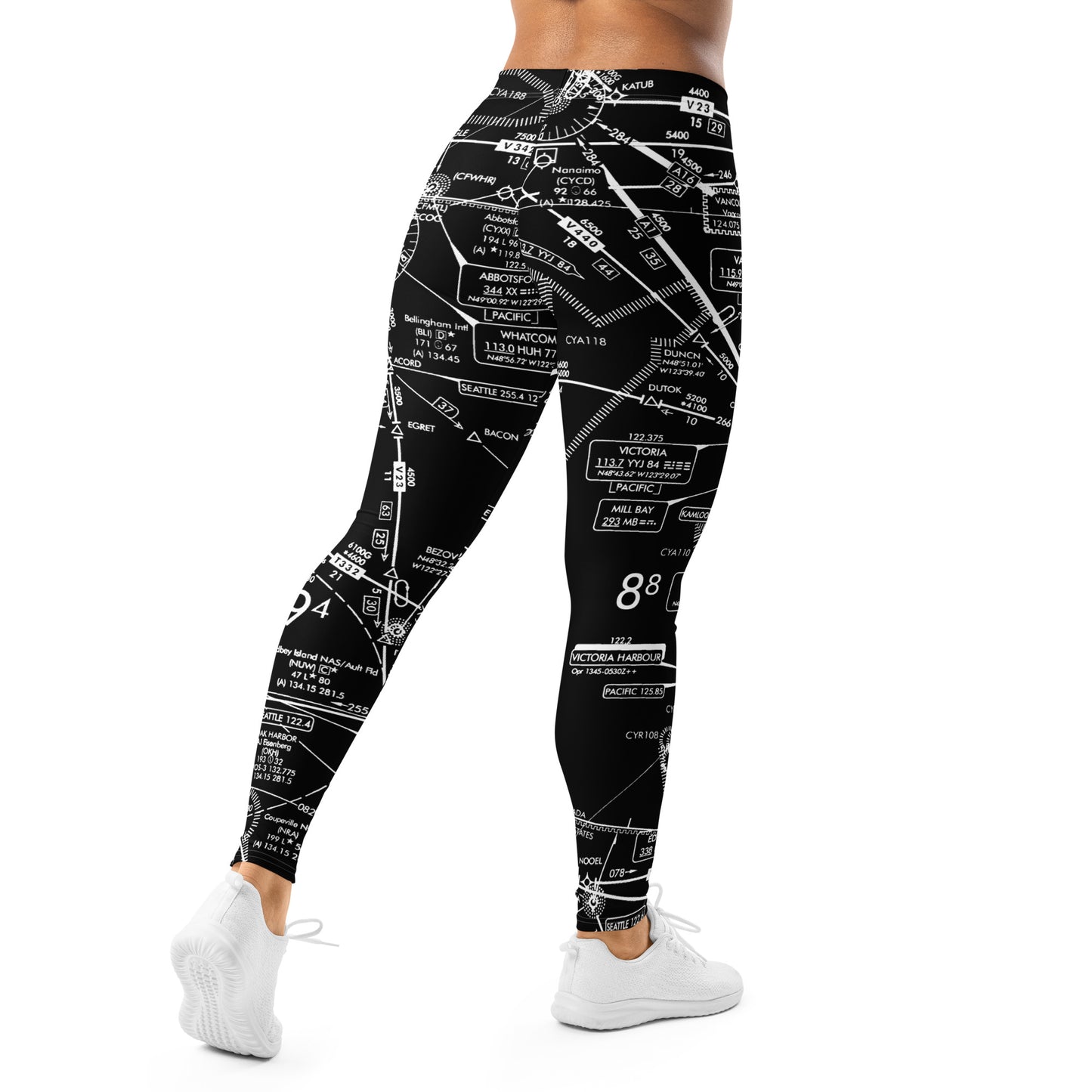 Enroute Low Altitude (ELUS1) Chart leggings (black)