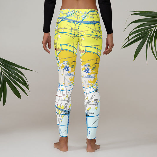 Detroit Flyway Chart leggings