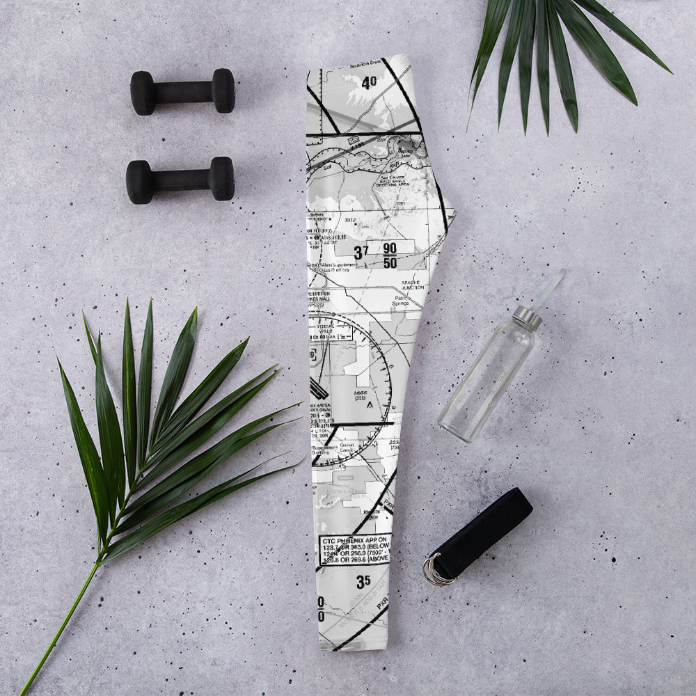 Phoenix TAC Chart leggings (b&w)