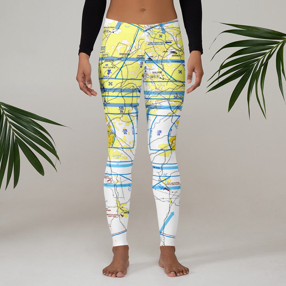 Atlanta Flyway Chart leggings