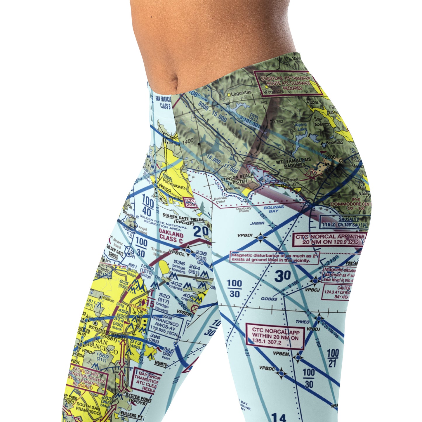 San Francisco TAC Chart leggings