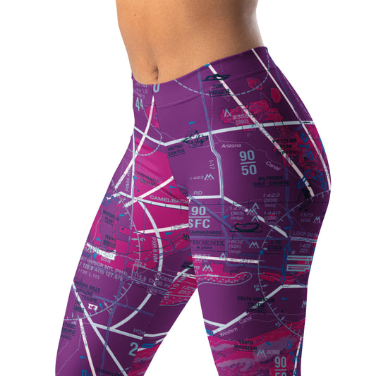 Phoenix TAC Chart leggings (purple)