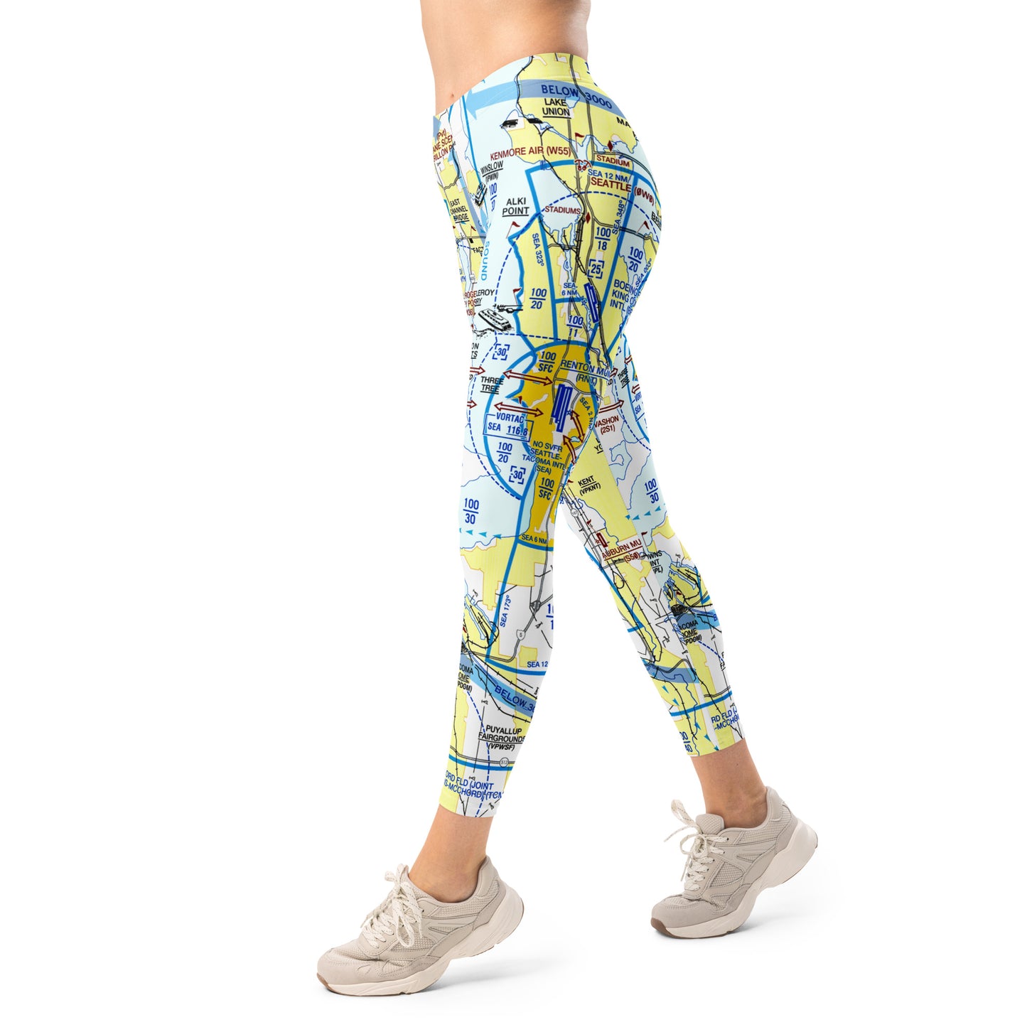 Seattle Flyway Chart leggings