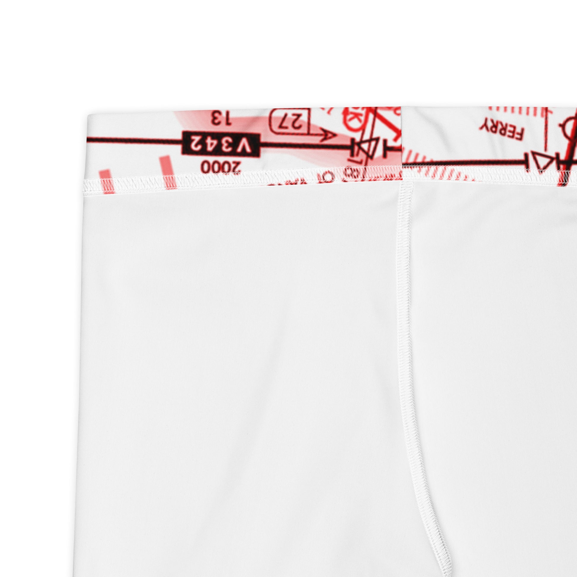 Enroute Low Altitude (ELUS1) Chart leggings (red&white)
