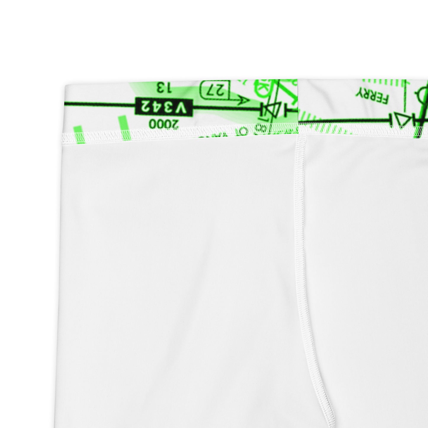 Enroute Low Altitude (ELUS1) Chart leggings (green&white)