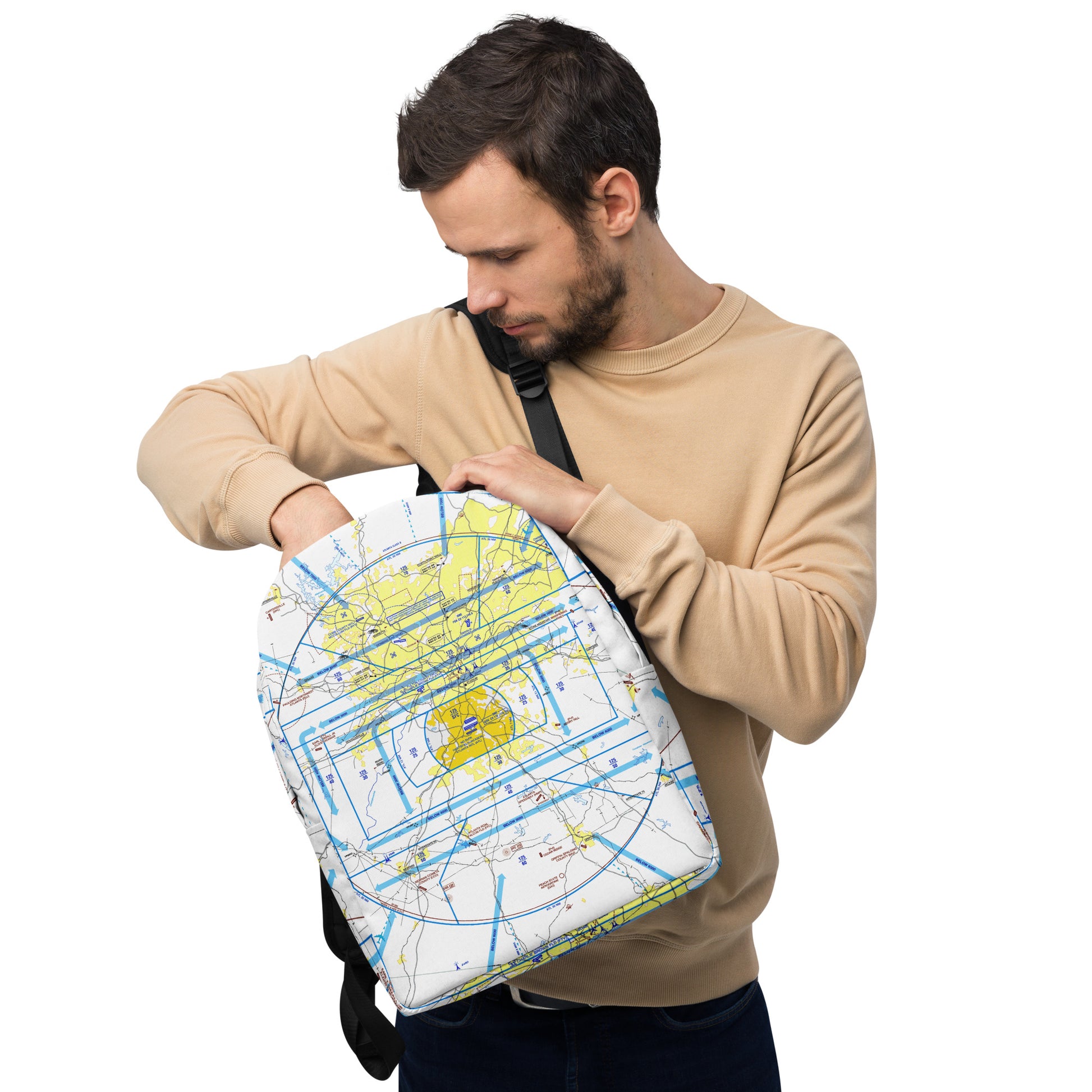 Atlanta Flyway Chart - Minimalist Backpack