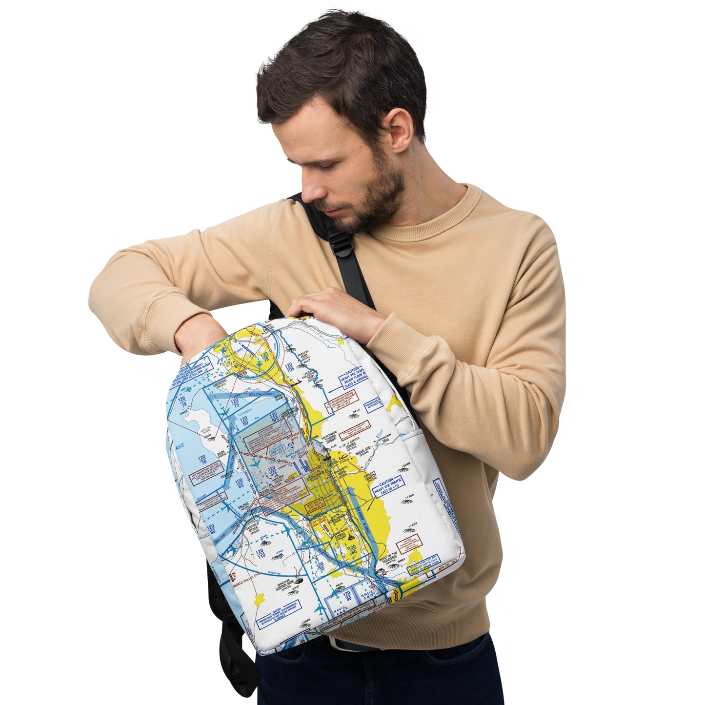 Salt Lake City Flyway Chart - Minimalist Backpack