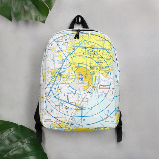 Detroit Flyway Chart Minimalist Backpack