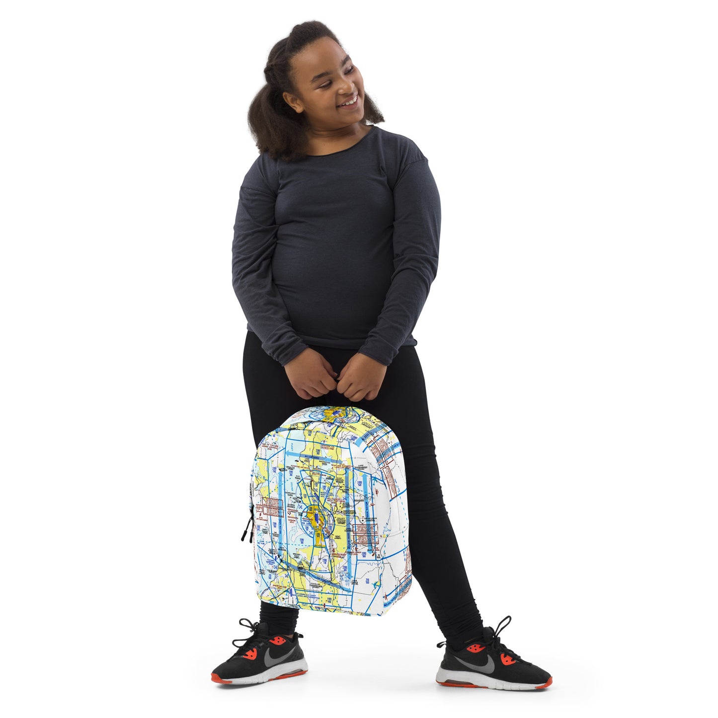Seattle Flyway Chart Minimalist Backpack