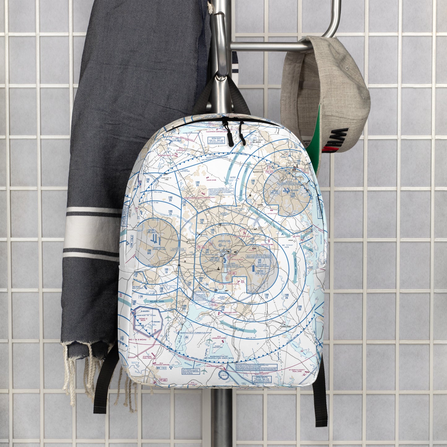 Baltimore-Washington Flyway Chart Minimalist Backpack
