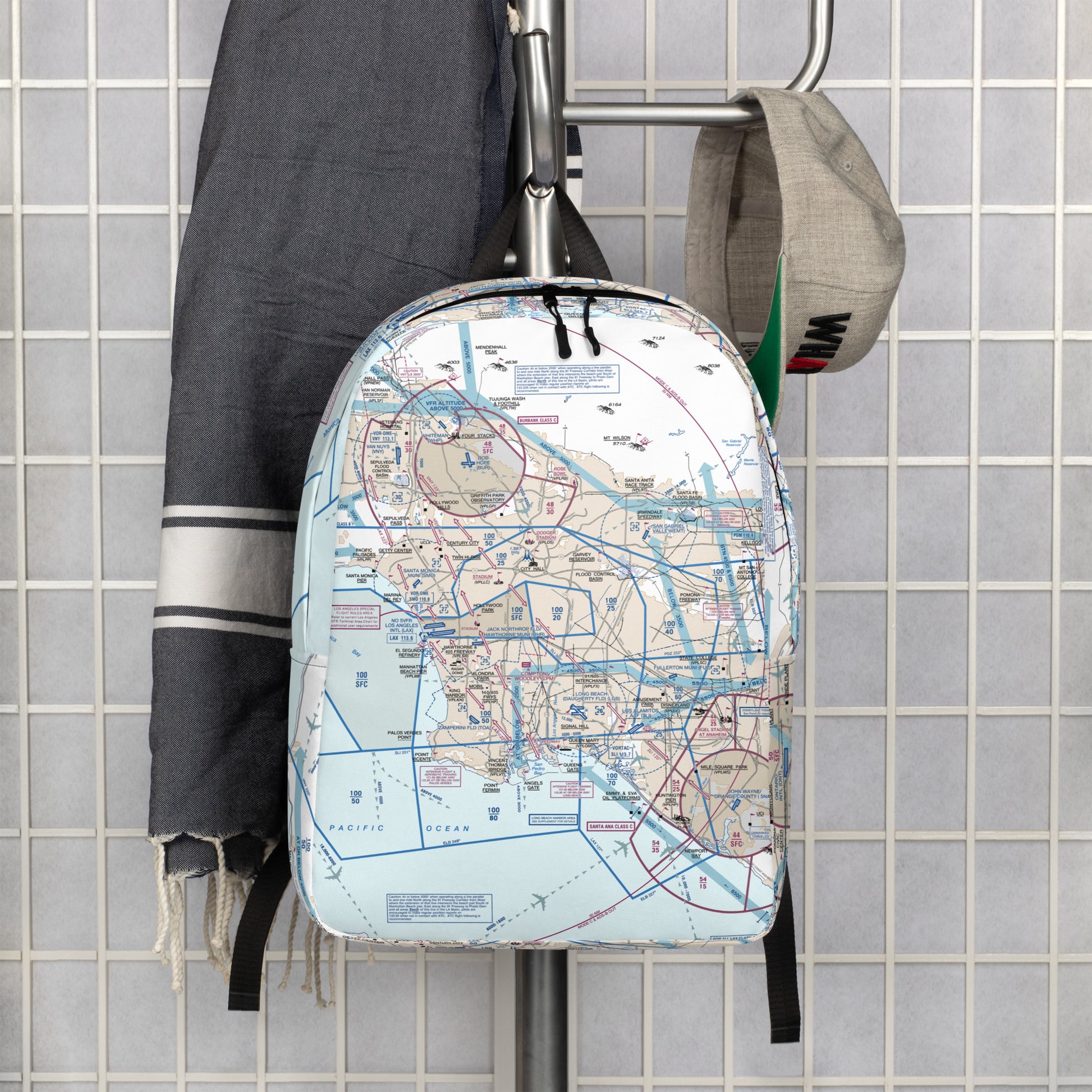 LAX Flyway Chart minimalist backpack