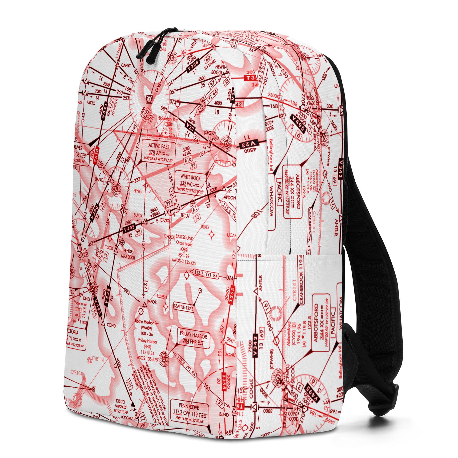 Enroute Low Altitude (ELUS1) Minimalist Backpack (red&white)