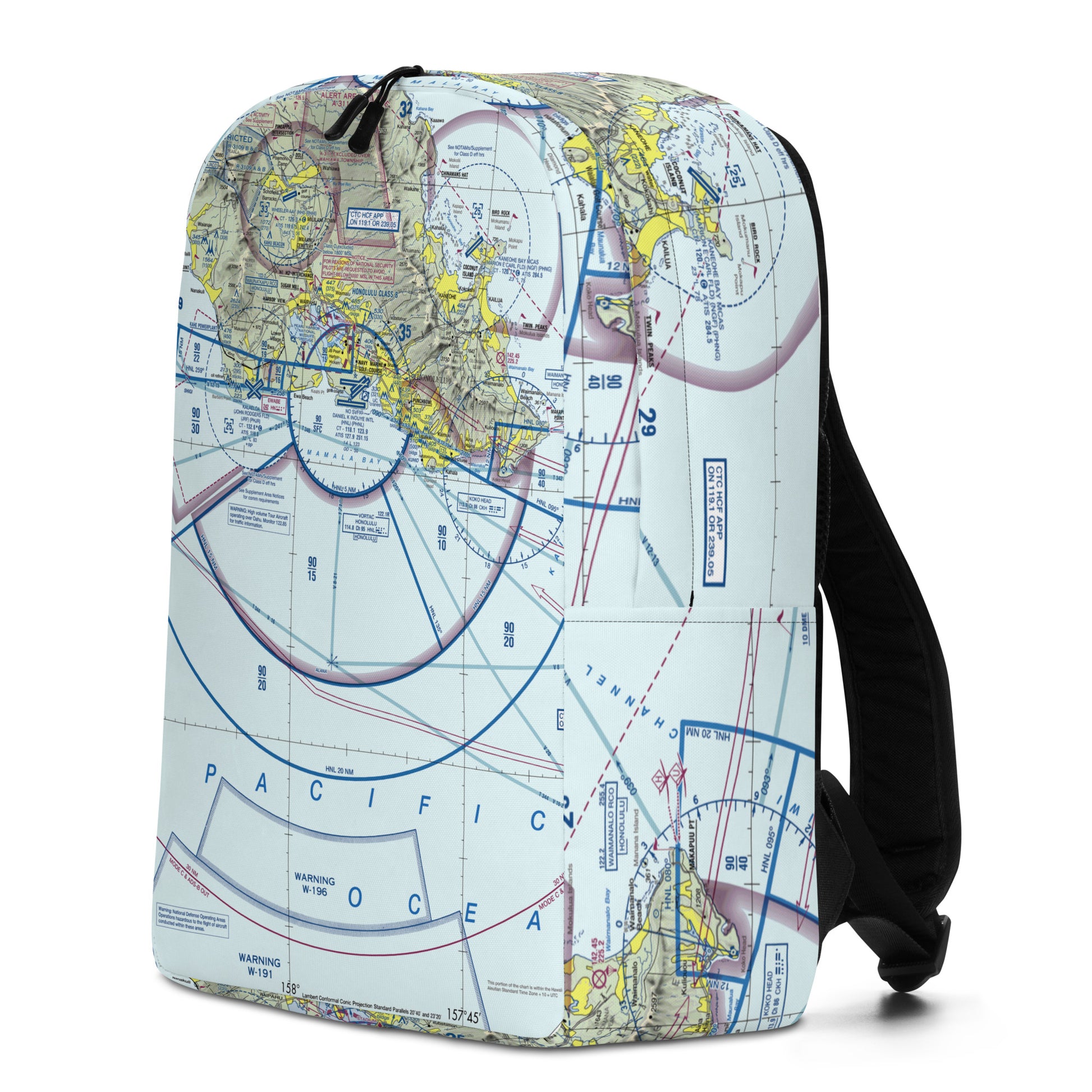 Honolulu Sectional Chart Minimalist Backpack