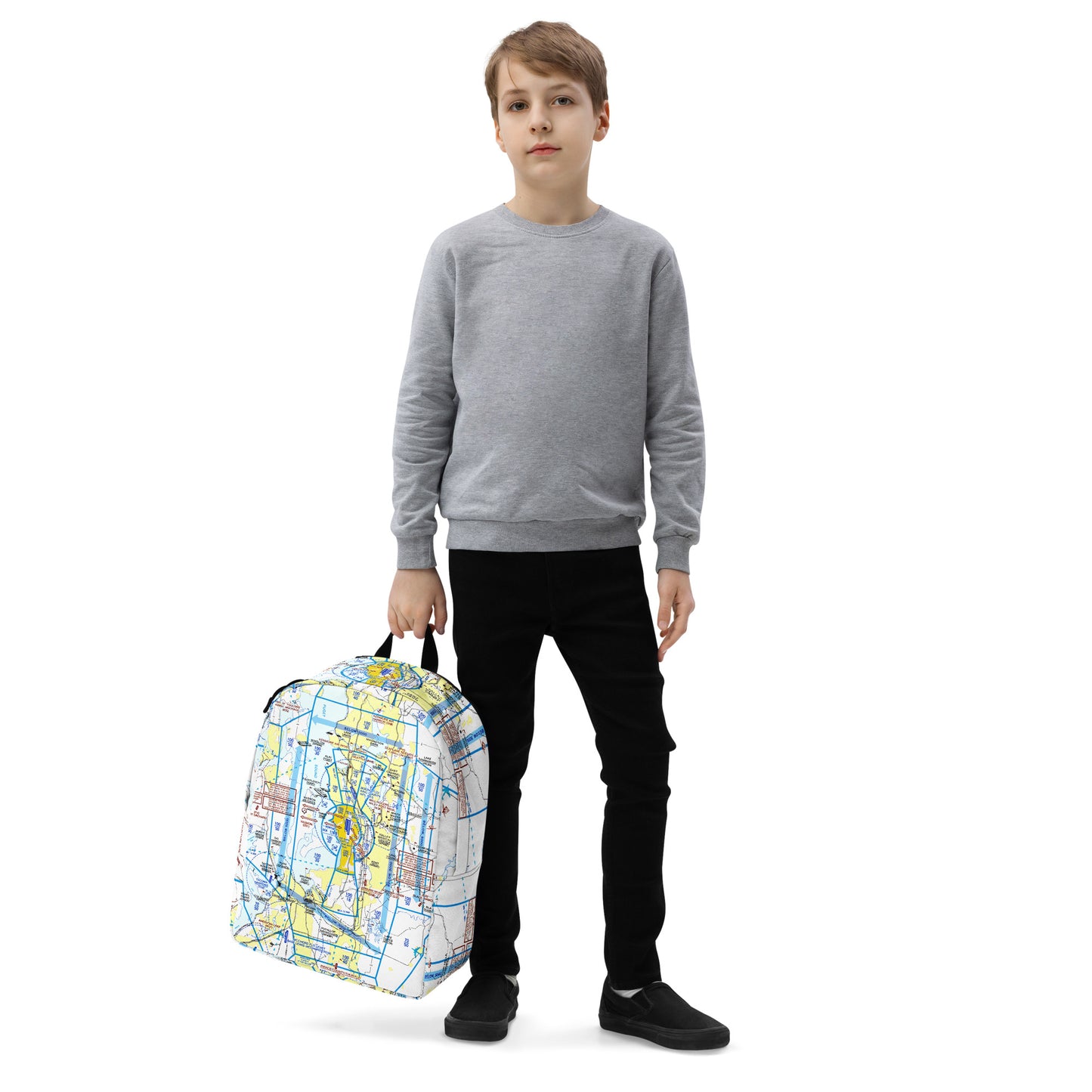 Seattle Flyway Chart Minimalist Backpack