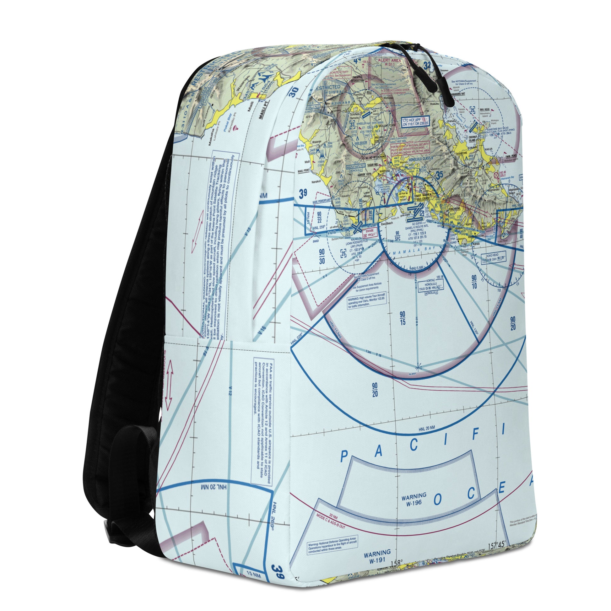 Honolulu Sectional Chart Minimalist Backpack