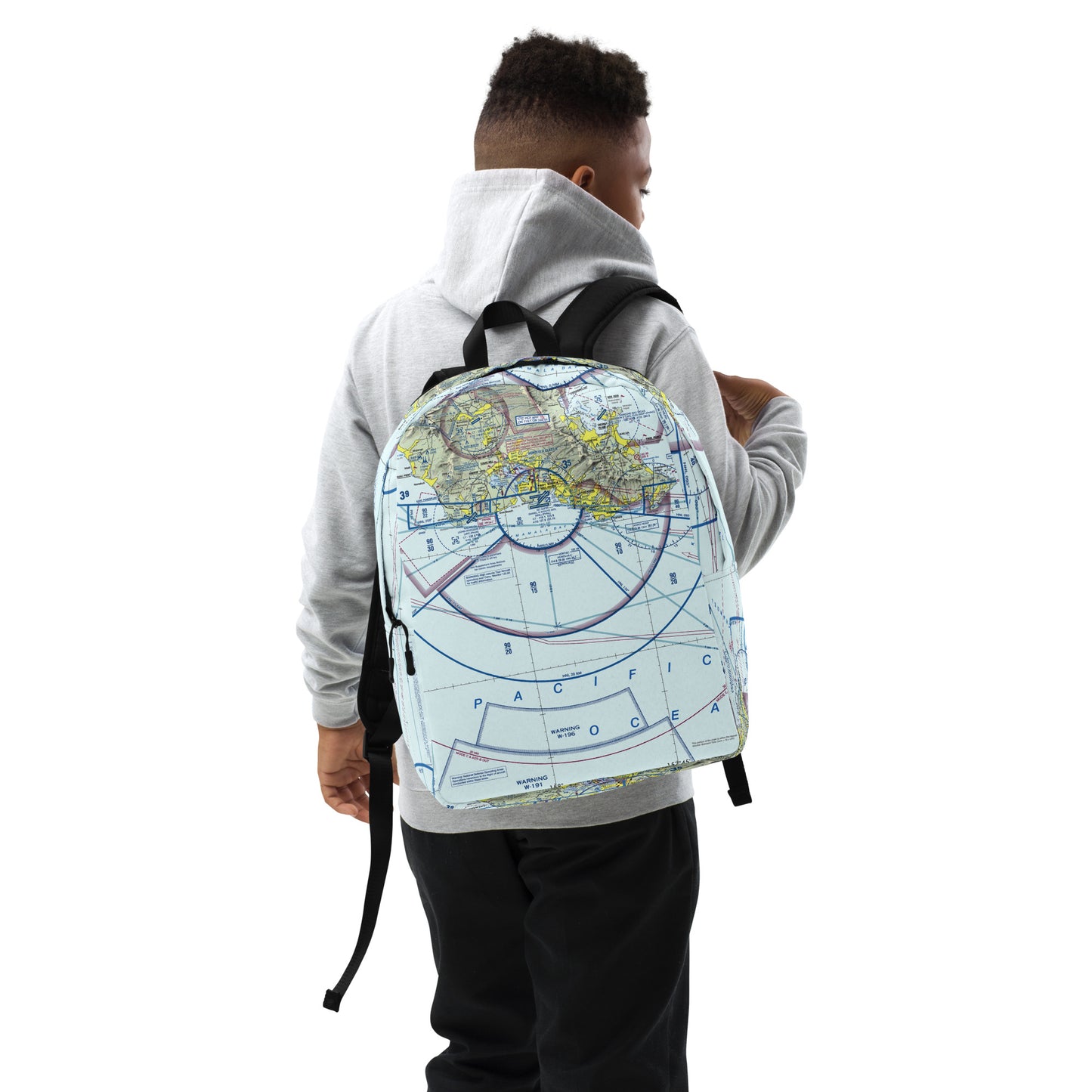 Honolulu Sectional Chart Minimalist Backpack