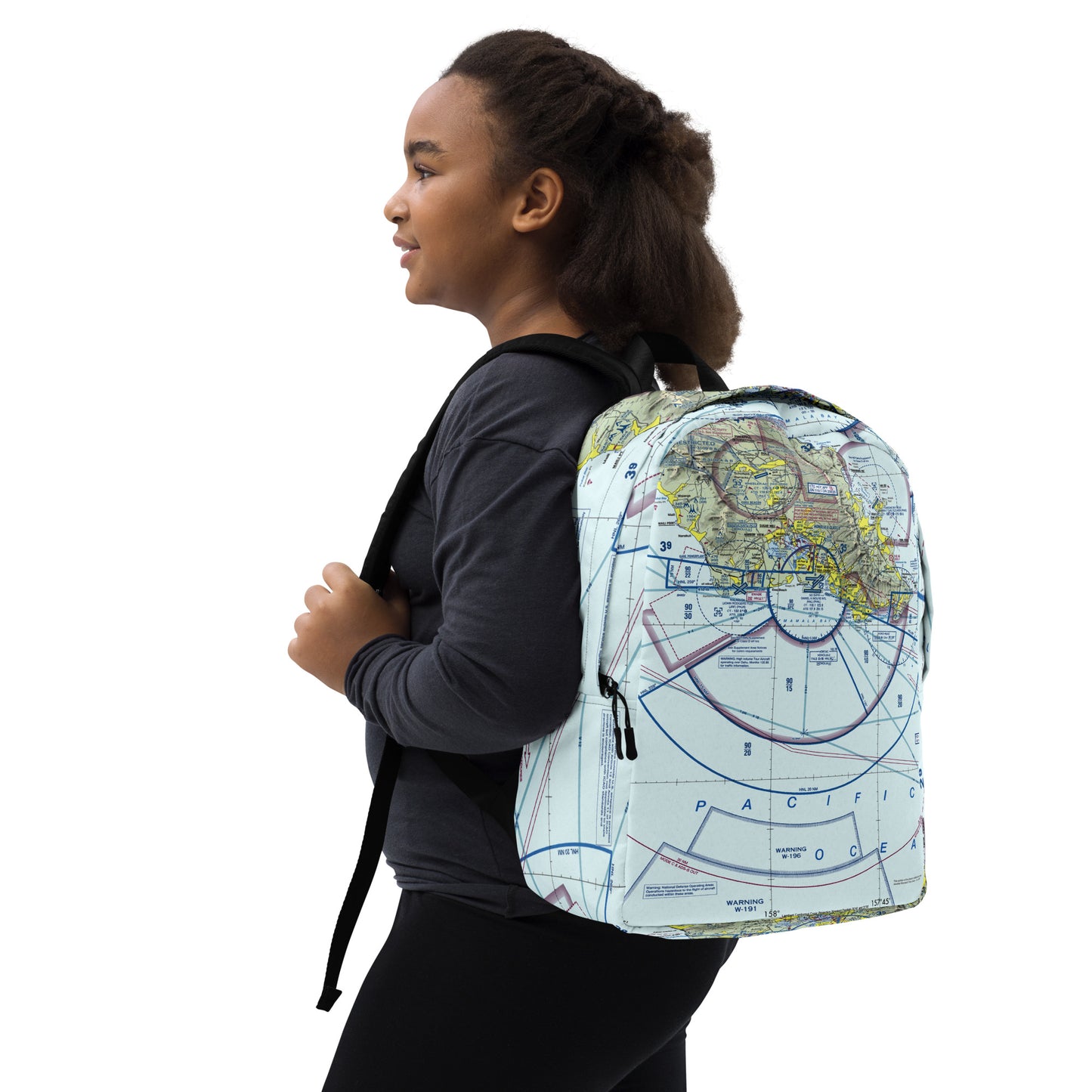 Honolulu Sectional Chart Minimalist Backpack