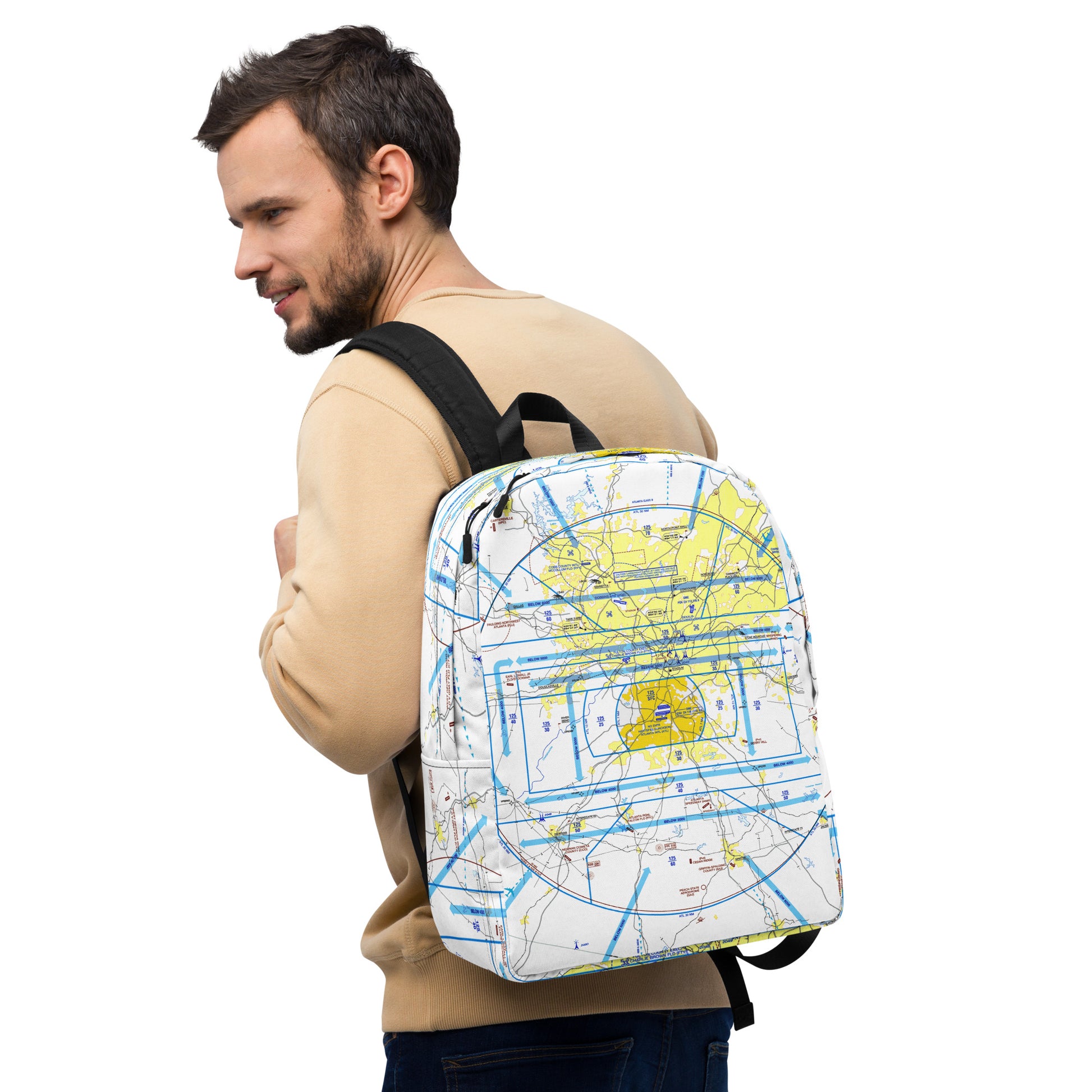 Atlanta Flyway Chart - Minimalist Backpack