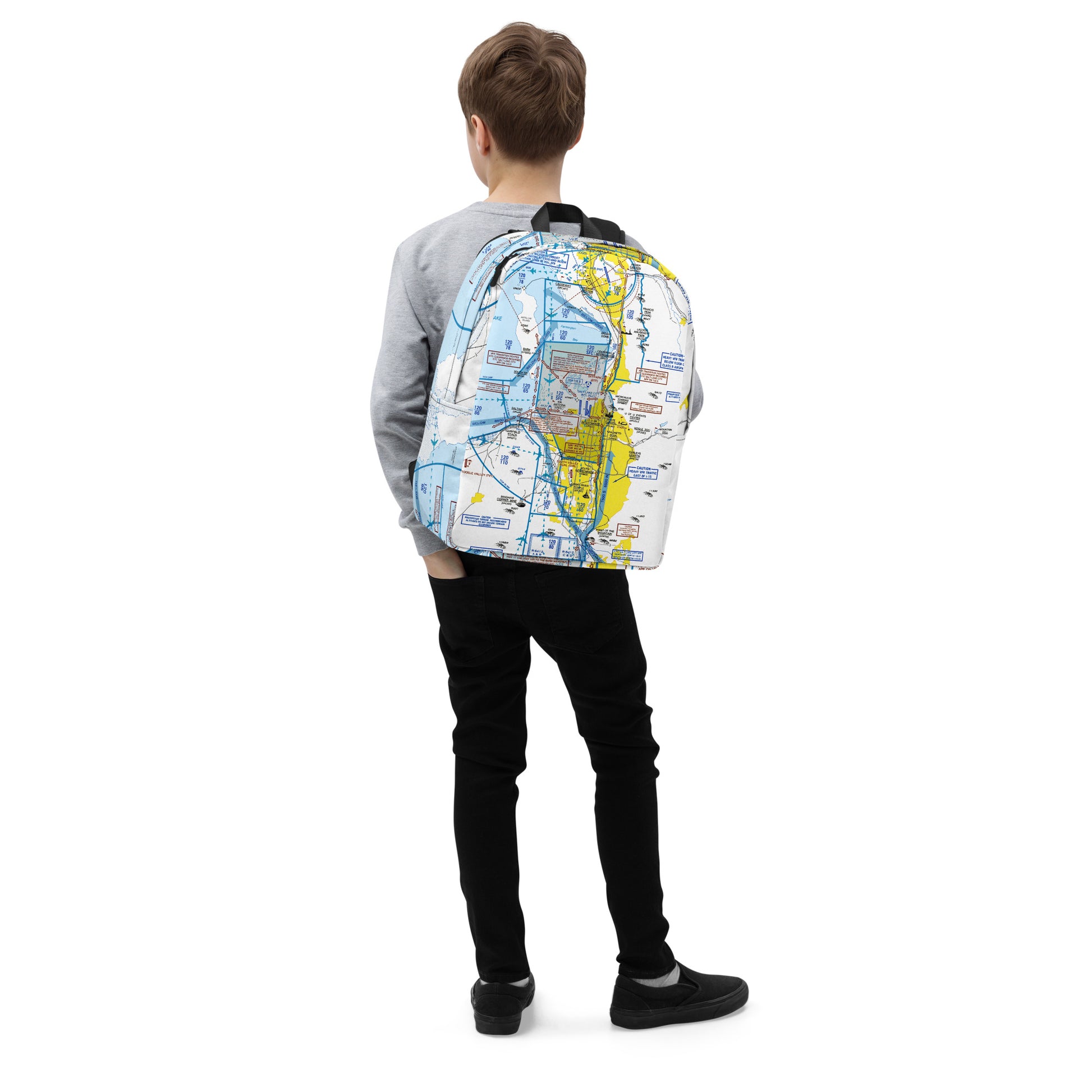 Salt Lake City Flyway Chart - Minimalist Backpack