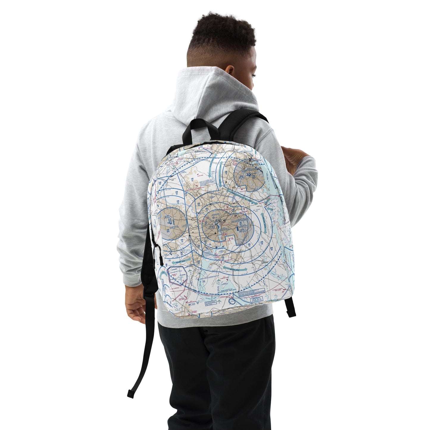 Baltimore-Washington Flyway Chart Minimalist Backpack