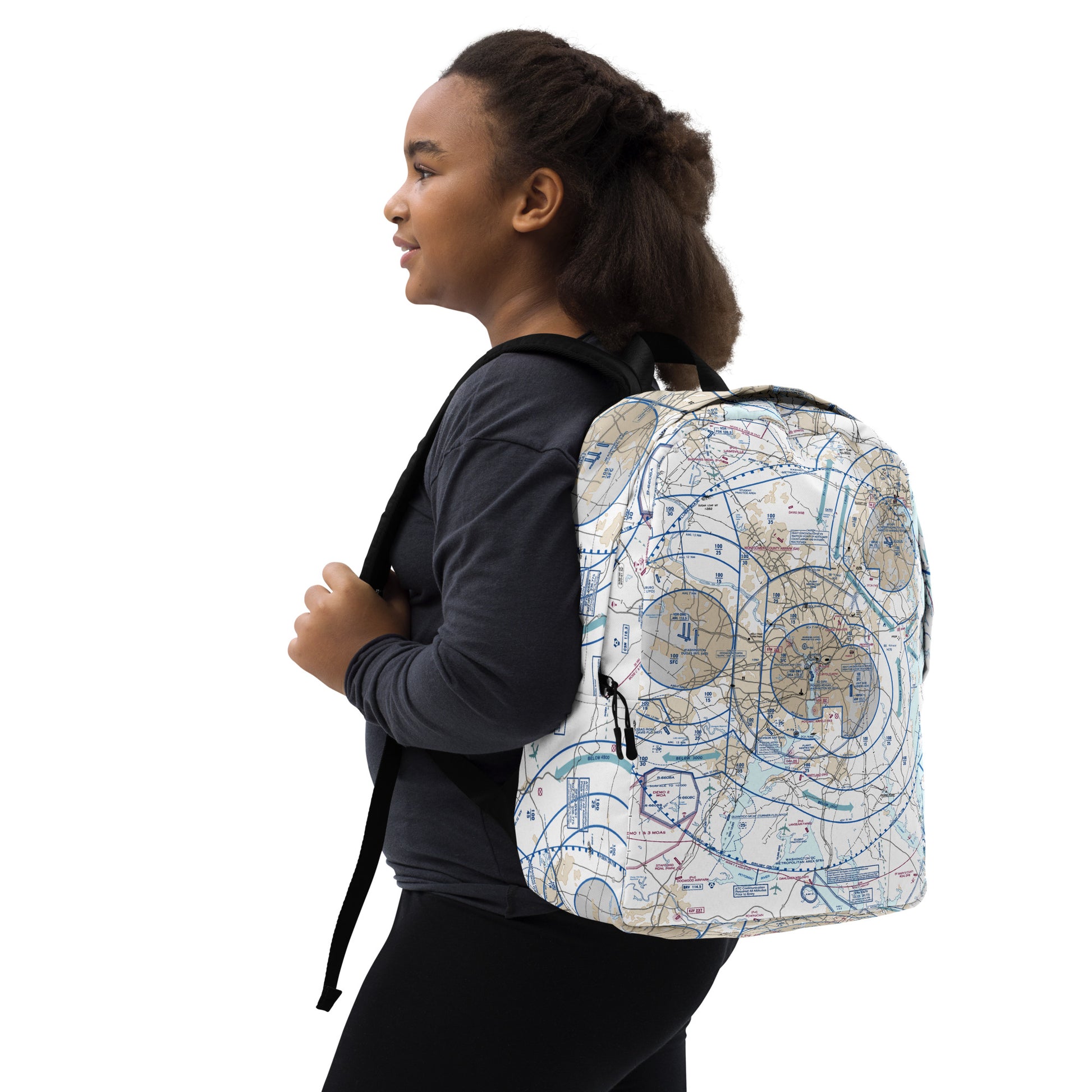 Baltimore-Washington Flyway Chart Minimalist Backpack
