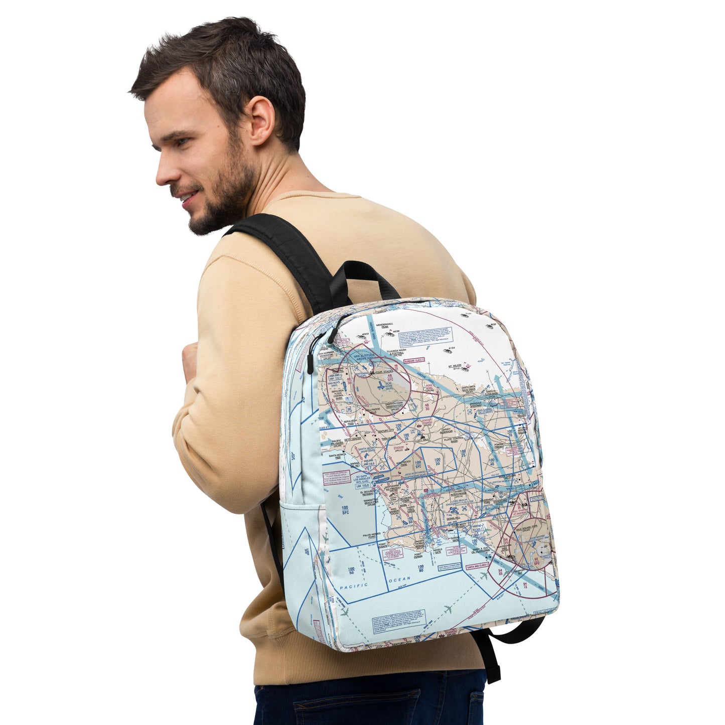 LAX Flyway Chart minimalist backpack