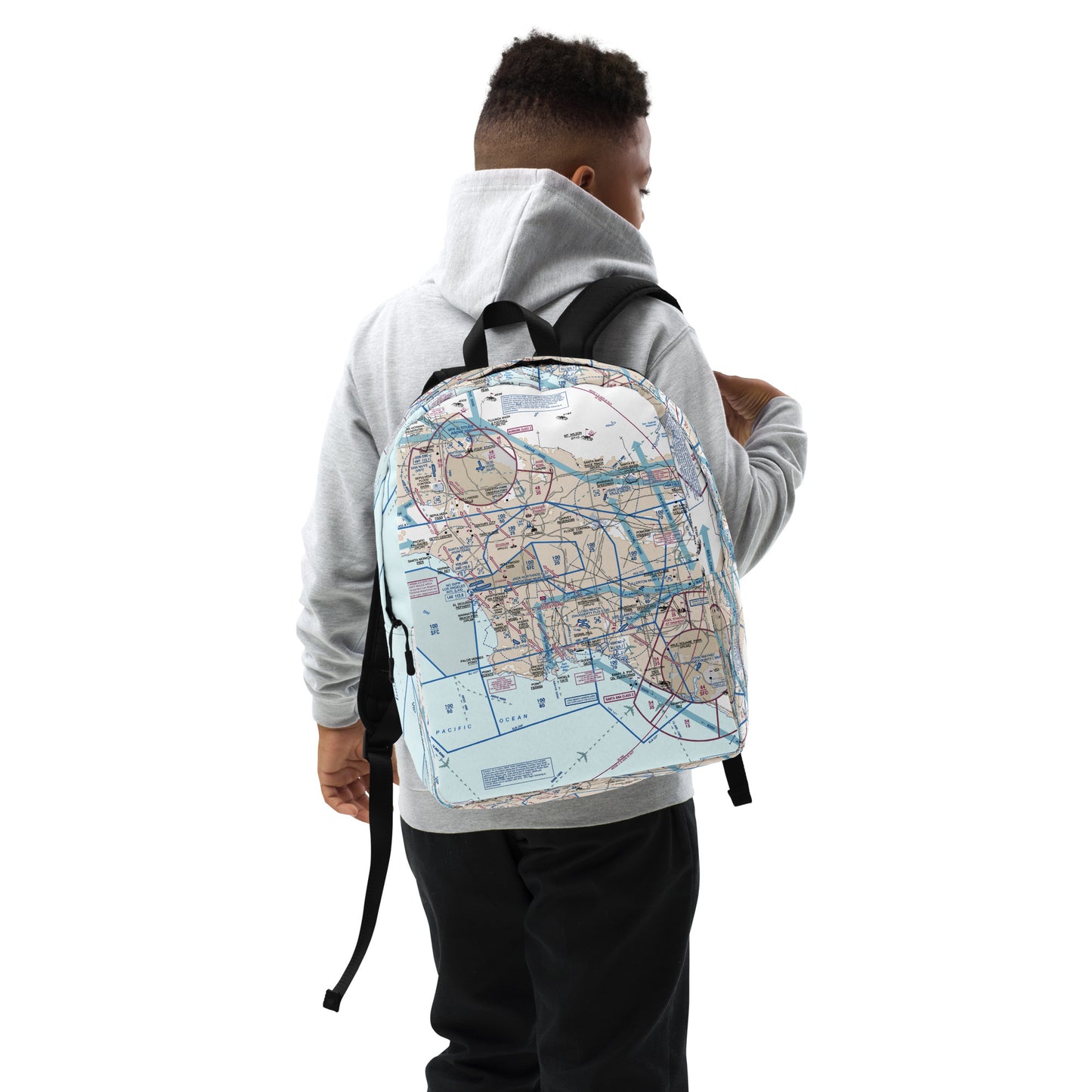 LAX Flyway Chart minimalist backpack