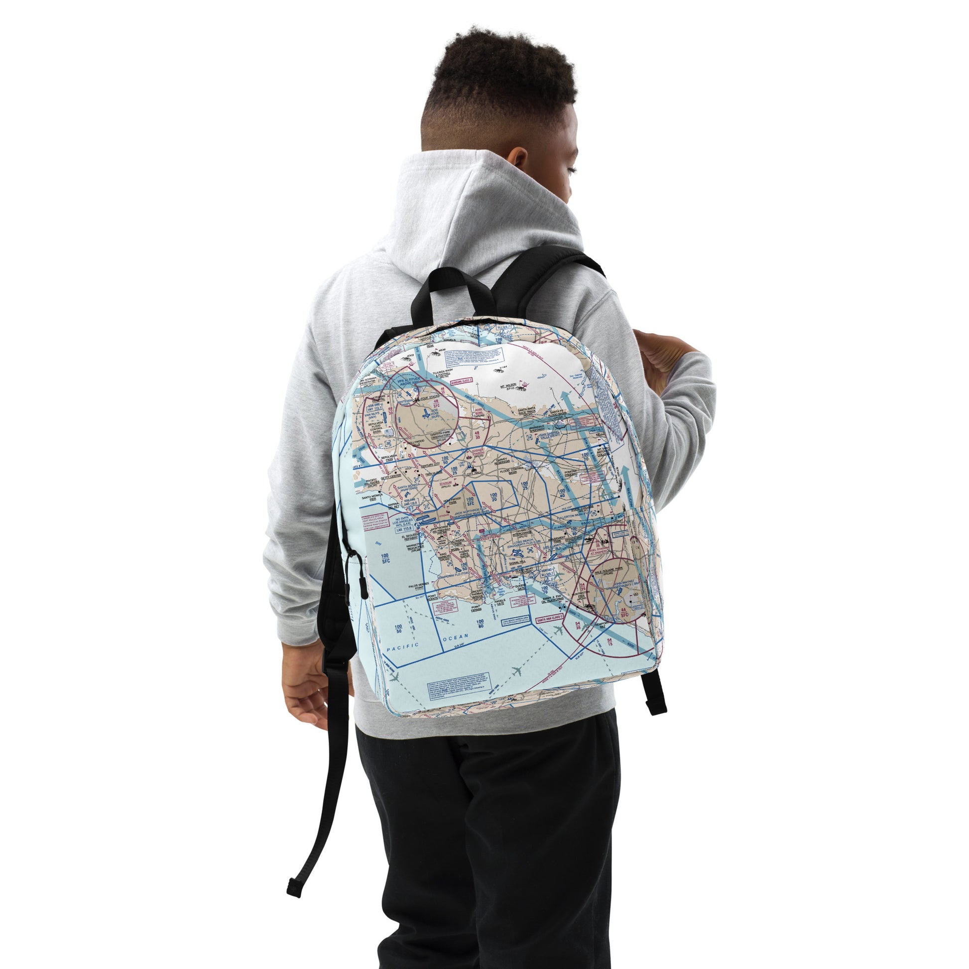 LAX Flyway Chart minimalist backpack
